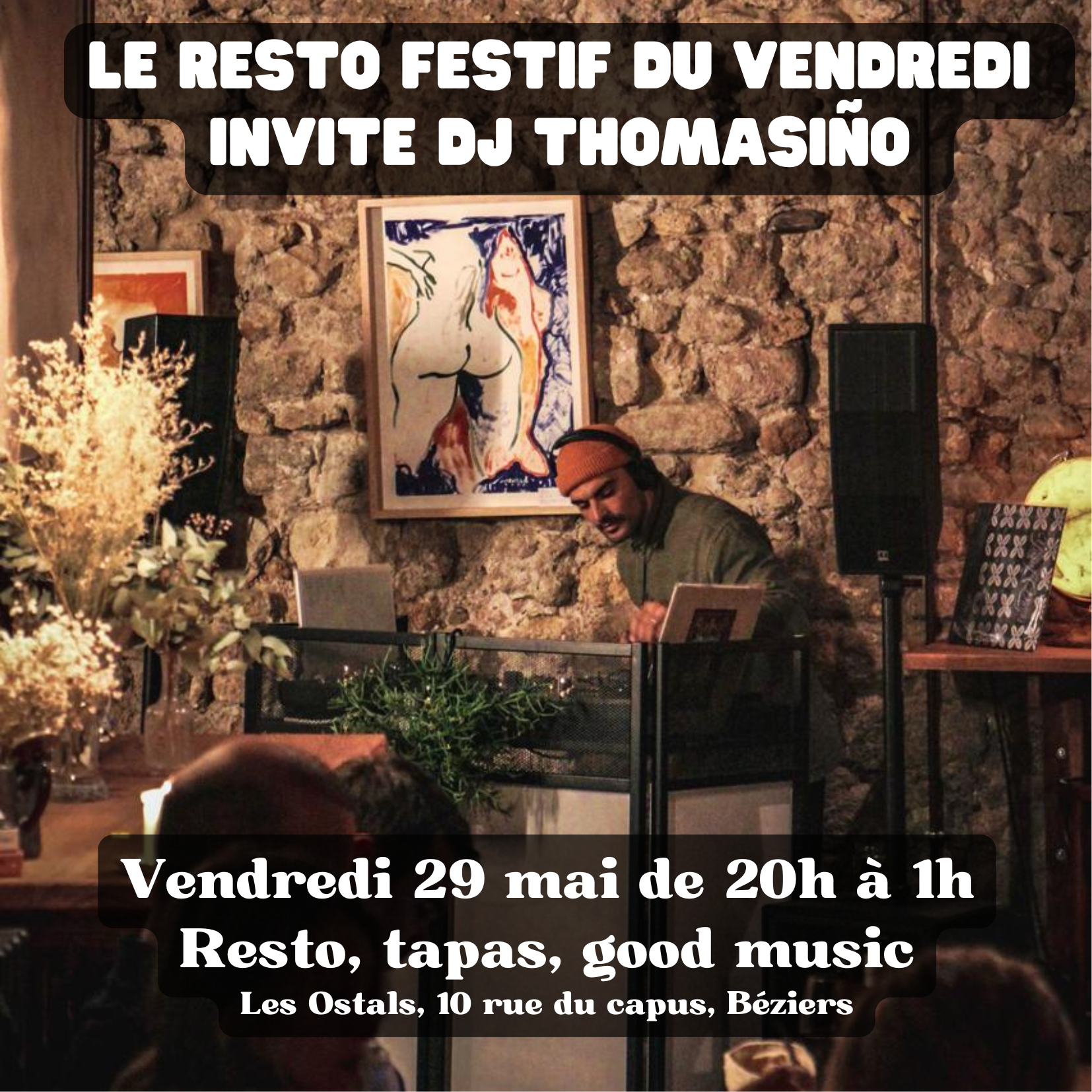 Le bar et resto festif du vendredi