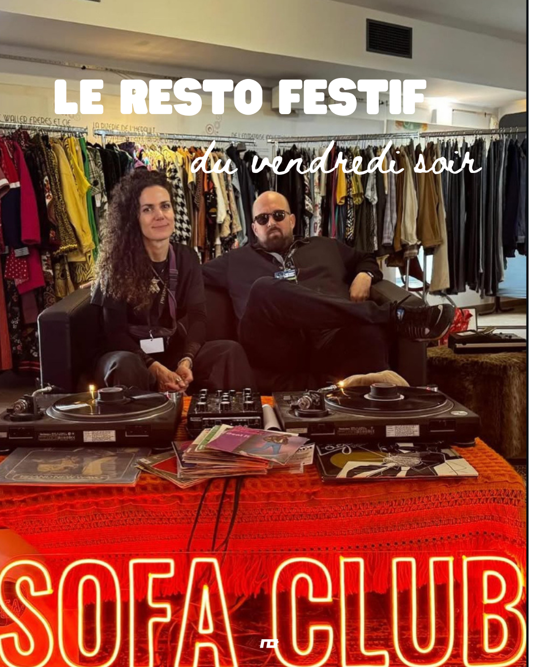 Le bar et resto festif du vendredi