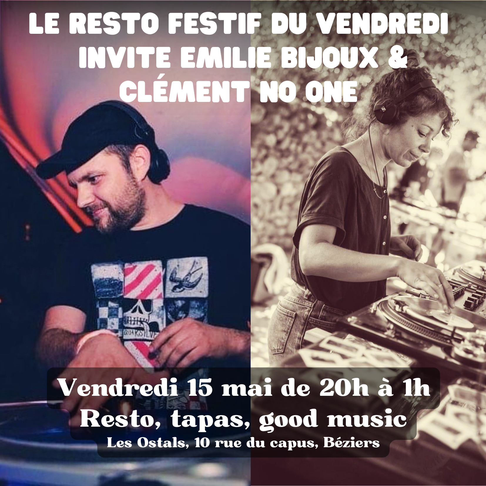 Le bar et resto festif du vendredi