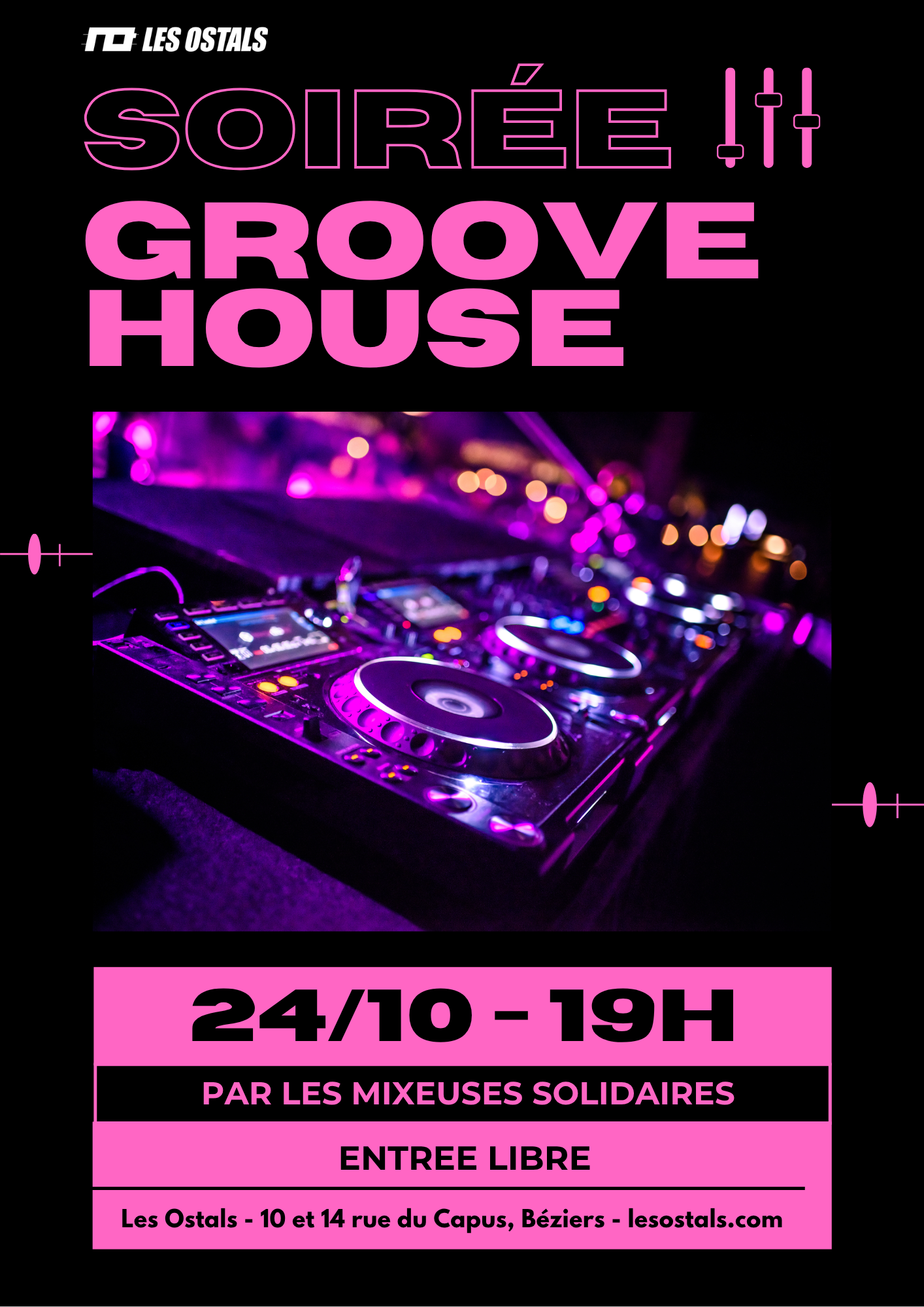 Soirée DJ - Mixeuses Solidaires