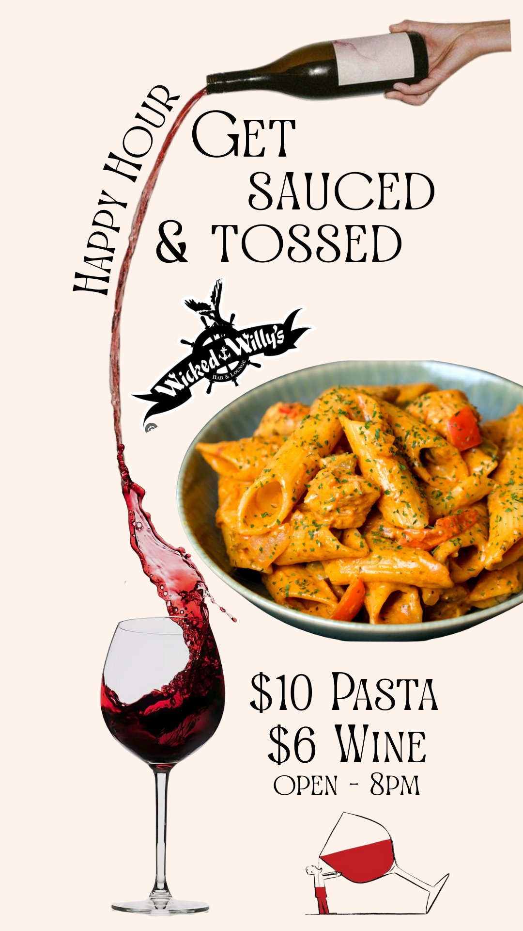 pasta and wine frame 15.5 x 36 (Your Story).png