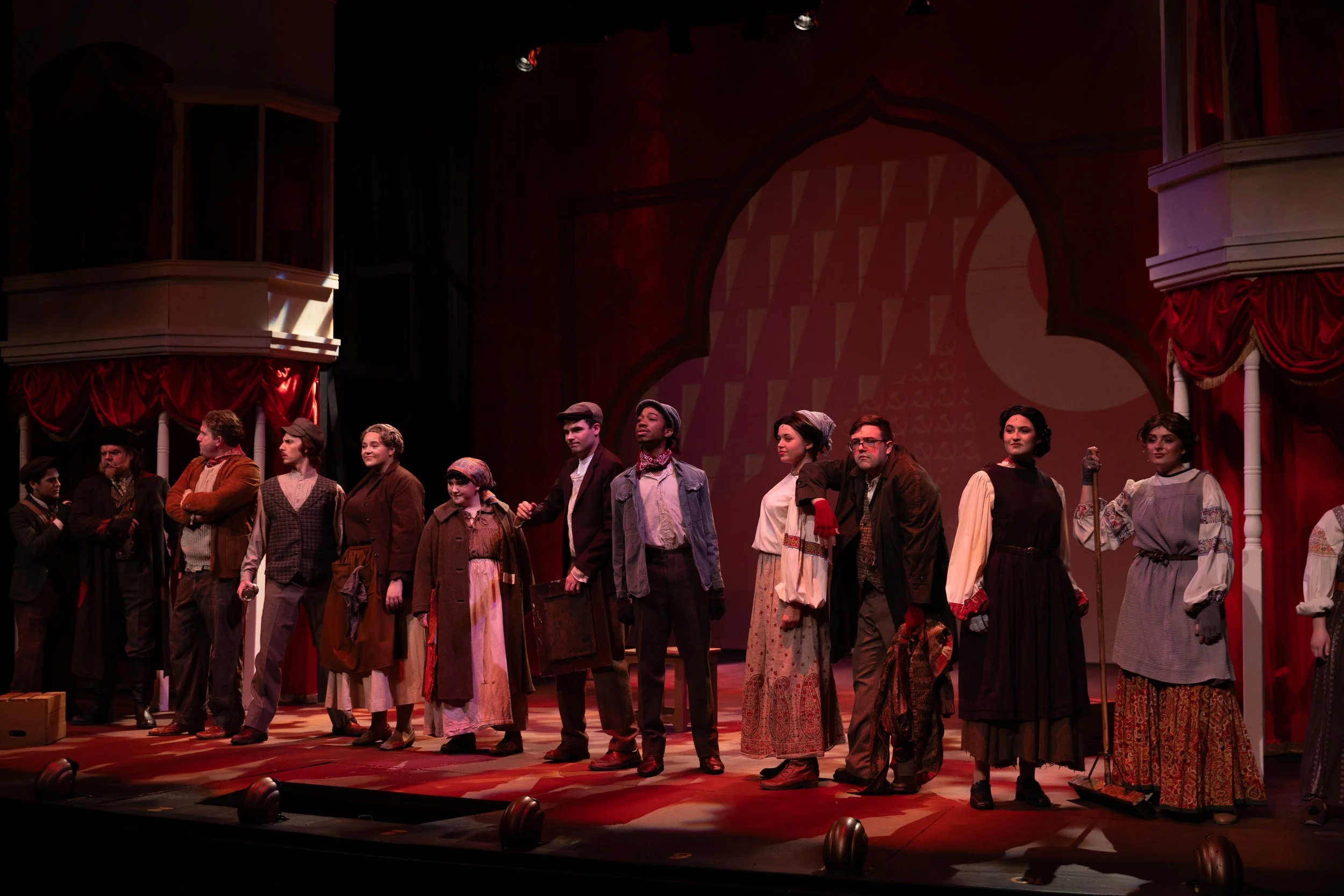 Xander as Ensemble in Anastasia at Nebraska Wesleyan University; Photos taken by Jaime Orton
