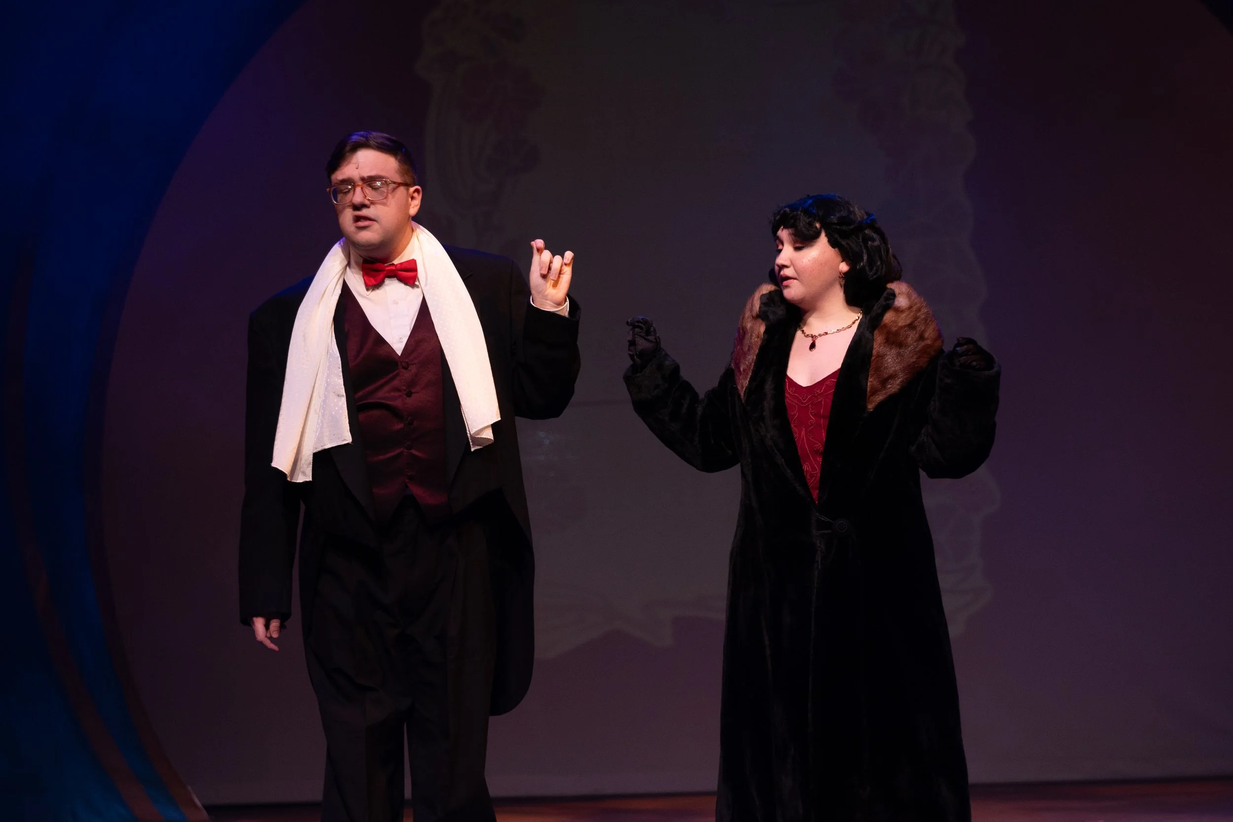 Xander as Count Leopold in Anastasia at Nebraska Wesleyan University; Photos taken by Jaime Orton