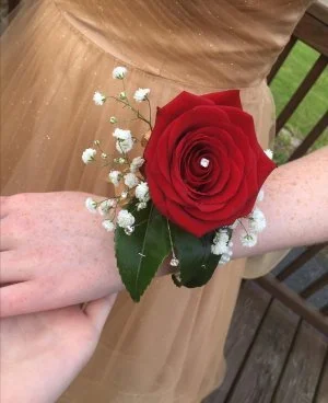 Red Rose Corsage