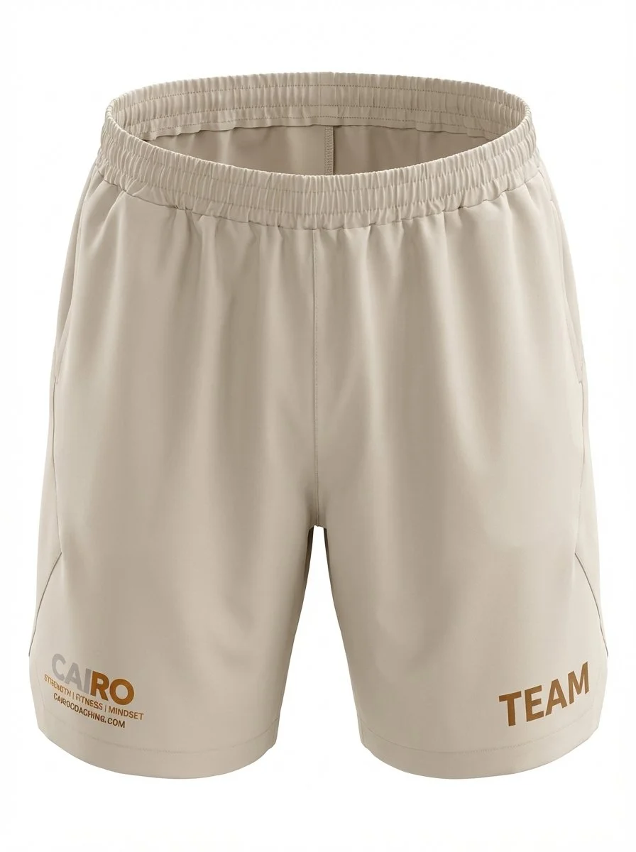 WHITE CAIRO BOXING SHORTS
