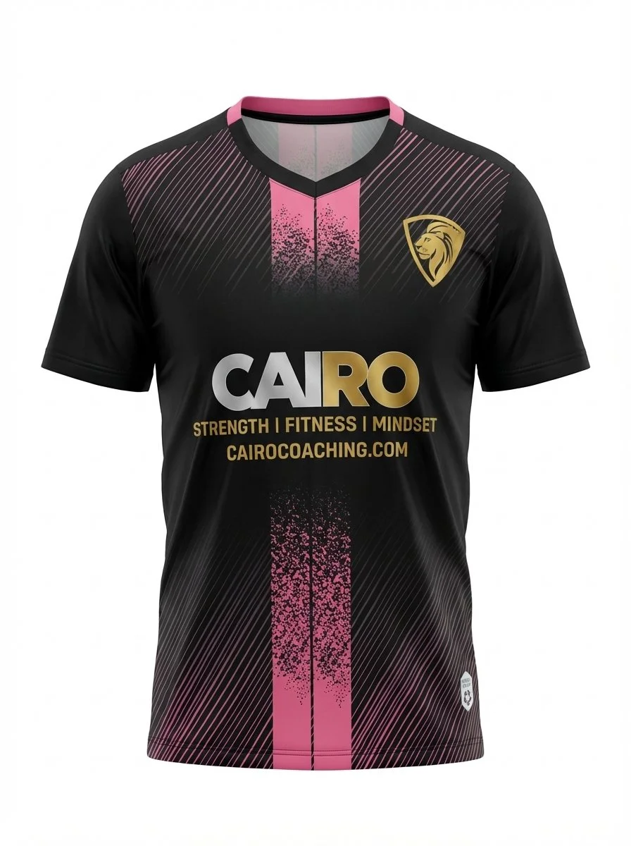BLACK & PINK CAIRO SPORT T-SHIRT