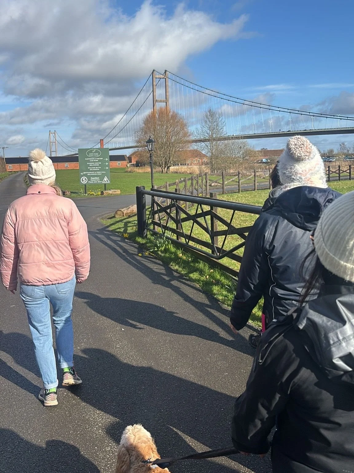 Walk &amp; Talk: Humber Bridge 

What a morning along the Humber River yesterday.

The morning started with a walk round the Humber Bridge Market and then the group managed to find each other and head over to Barton for a cuppa and cake.

Everyone ha