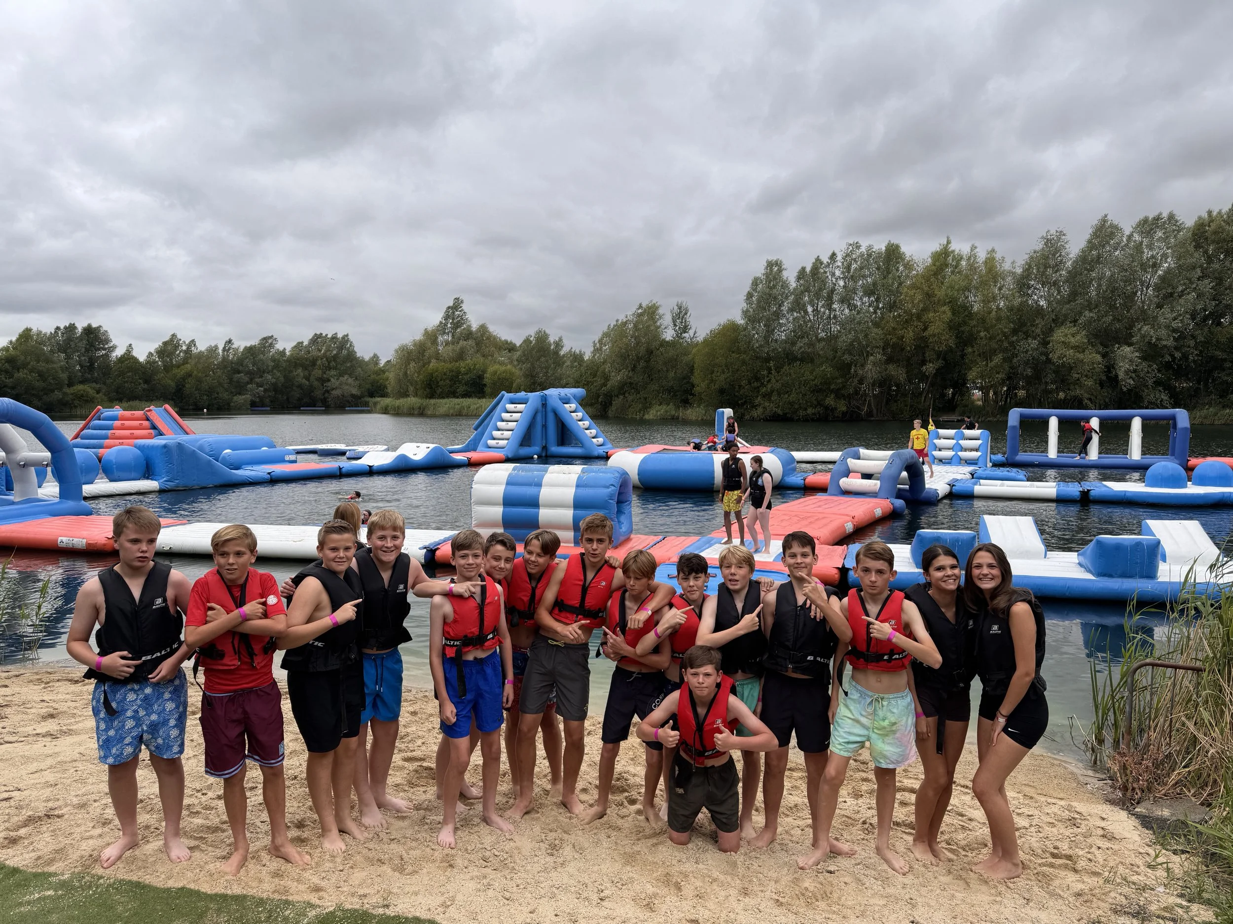 Aqua Splash Inflatable Assault course