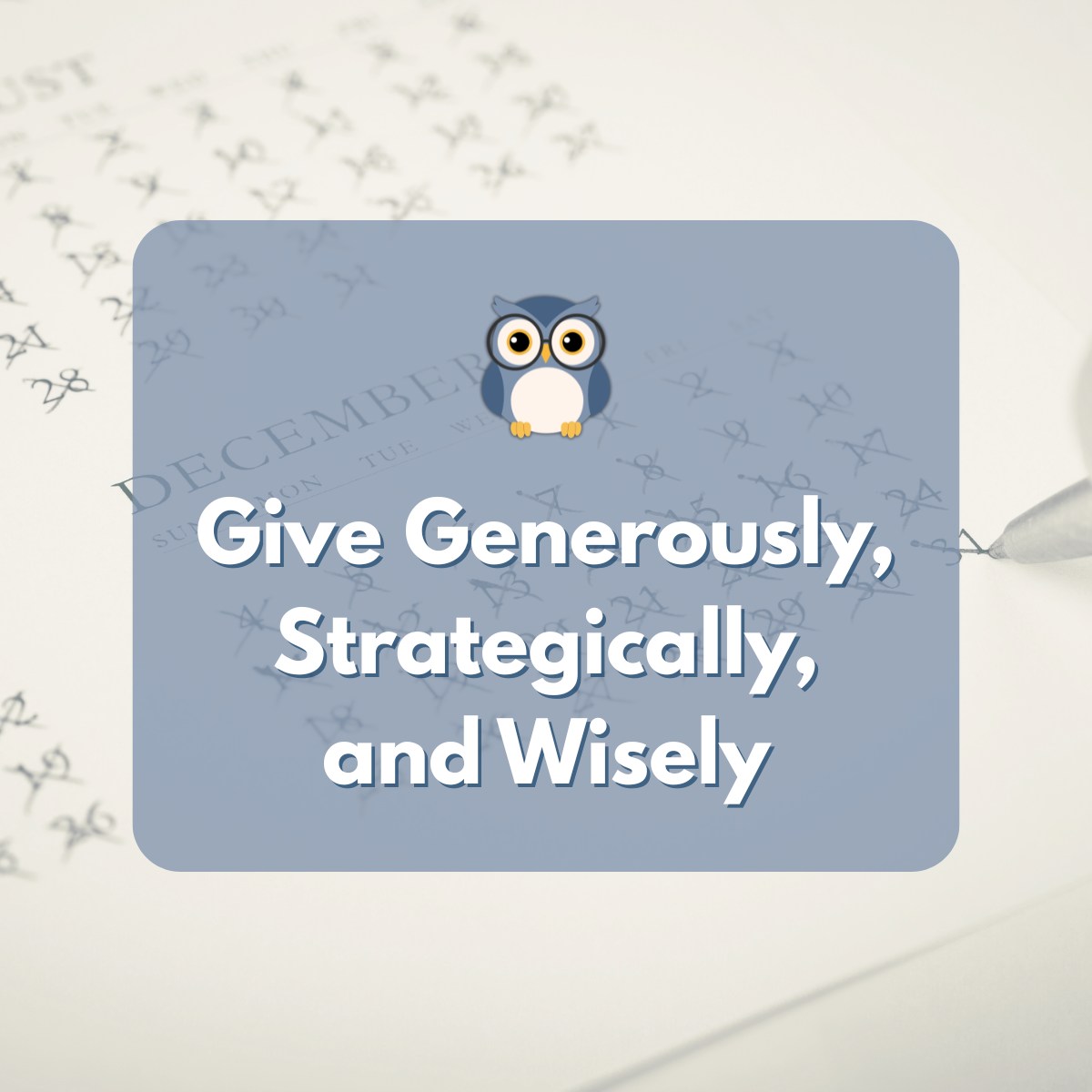 Year-End Giving With Purpose: How to Be Generous and Tax-Smart Before December 31