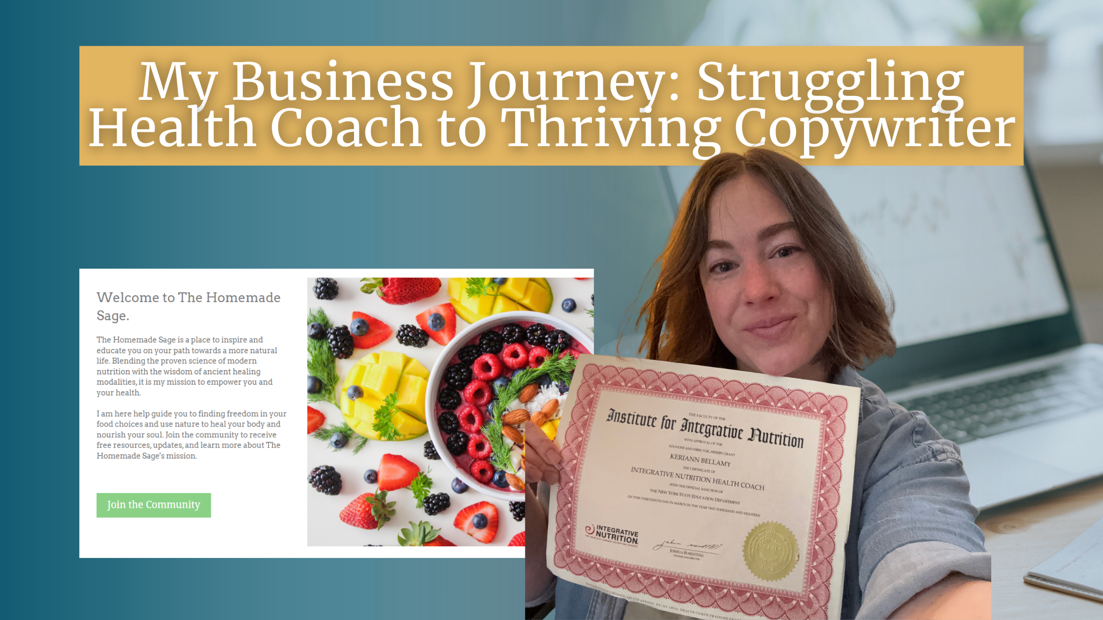 How I Turned a Struggling Health Coaching Blog Into a Thriving Copywriting Business