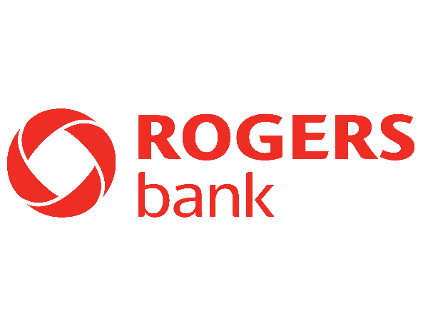 Rogers Bank logo with a red spiral icon and the text 'ROGERS bank' in red.