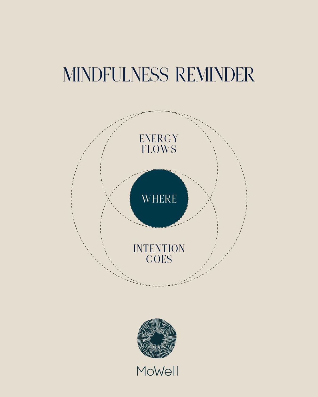 🧘🏻&zwj;♀️The Science of Intentional Focus: Understanding Energy Direction in Mindful Practice 

Research consistently shows that our mental energy directly correlates with our outcomes. When we consciously direct our attention, we activate the brai