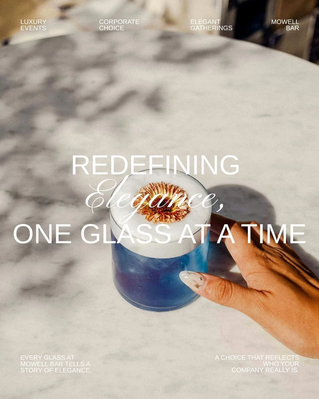 ✨ Every glass at MoWell Bar tells a story of elegance, clarity, and inclusion. 

A choice that reflects who your company really is. 

#LuxuryEvents #CorporateChoice #InclusiveExperience #MowellBar #ElegantGatherings

✨ Visit mowellbar.com