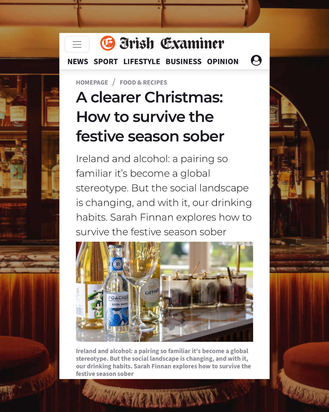 Irish Examiner Features MoWell: Leading Ireland's Sober-Curious Christmas Revolution