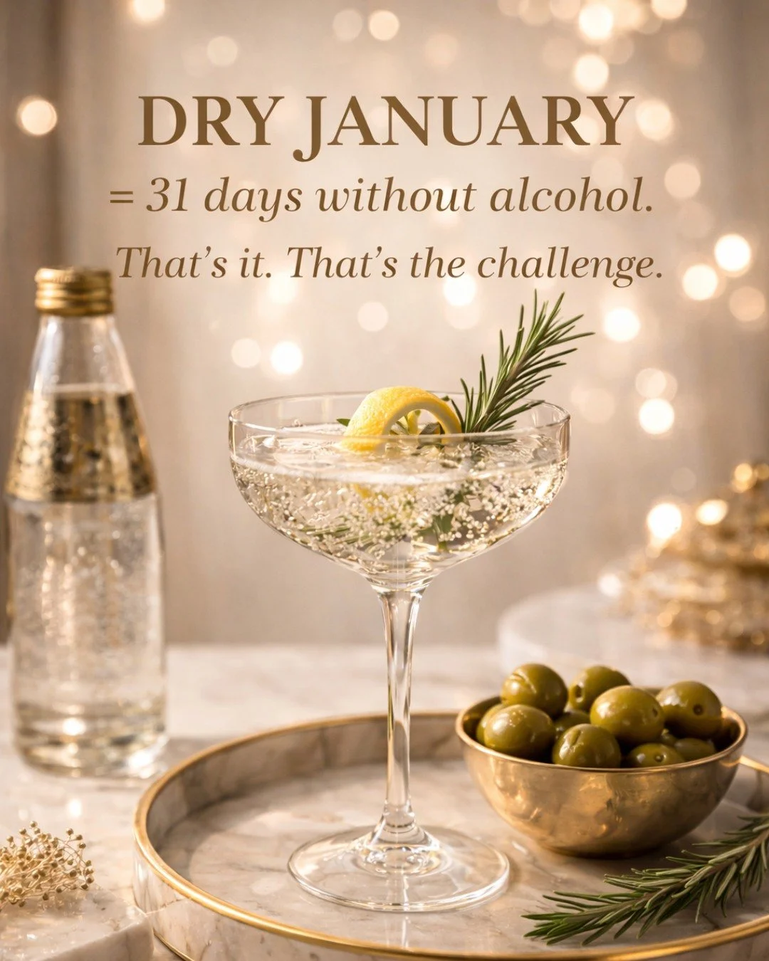 New here? Welcome 👋
Dry January is simple: no alcohol for 31 days.
Why do people try it?
&rarr; Health reset after the holidays
&rarr; Curiosity about how they'll feel
&rarr; Save some money
&rarr; Just to see if they can
You don't need to be a heav
