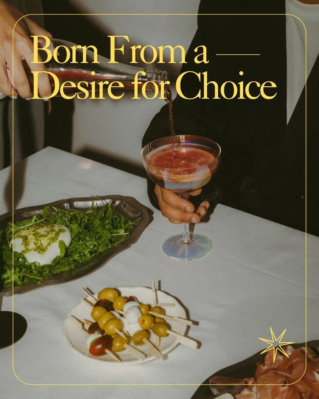 Born From a Desire for Choice

Not a statement. Not a stance.
Simply a better option.

Mowell was created to sit comfortably alongside alcohol &mdash; offering beautifully considered, alcohol-free choices for those who opt out, for whatever reason. N