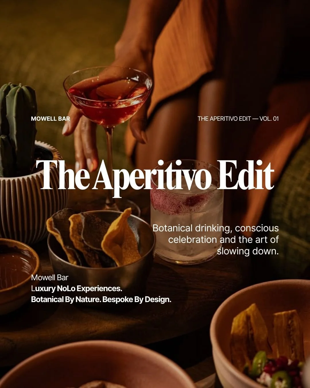 The new luxury?

A beautifully crafted botanical spritz, meaningful conversation and nowhere else to be.

As aperitivo culture continues to shape the way we gather, socialise and celebrate, botanical drinking is emerging as one of the defining ritual