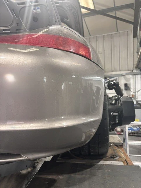 Porsche 986 Boxster S track car on Öhlins coilovers and Yokohama A052 tyres