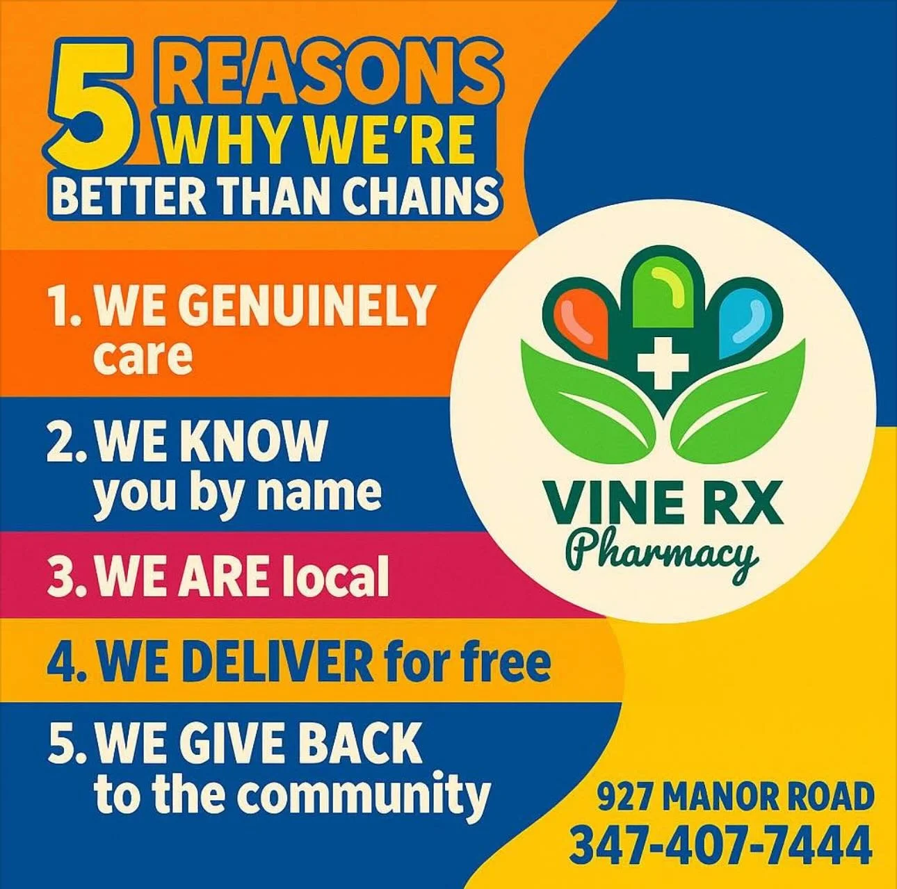 We have plenty more. Switch pharmacies today and you&rsquo;ll find them out for yourself. 💃 💊 #vinerxpharmacy #memes #statenisland #welovestatenisland #vinerx #pharmacy #pharmacydoneright #bestpharmacy #funnypharmacist #pharmacist #nyc #sinyc #todt