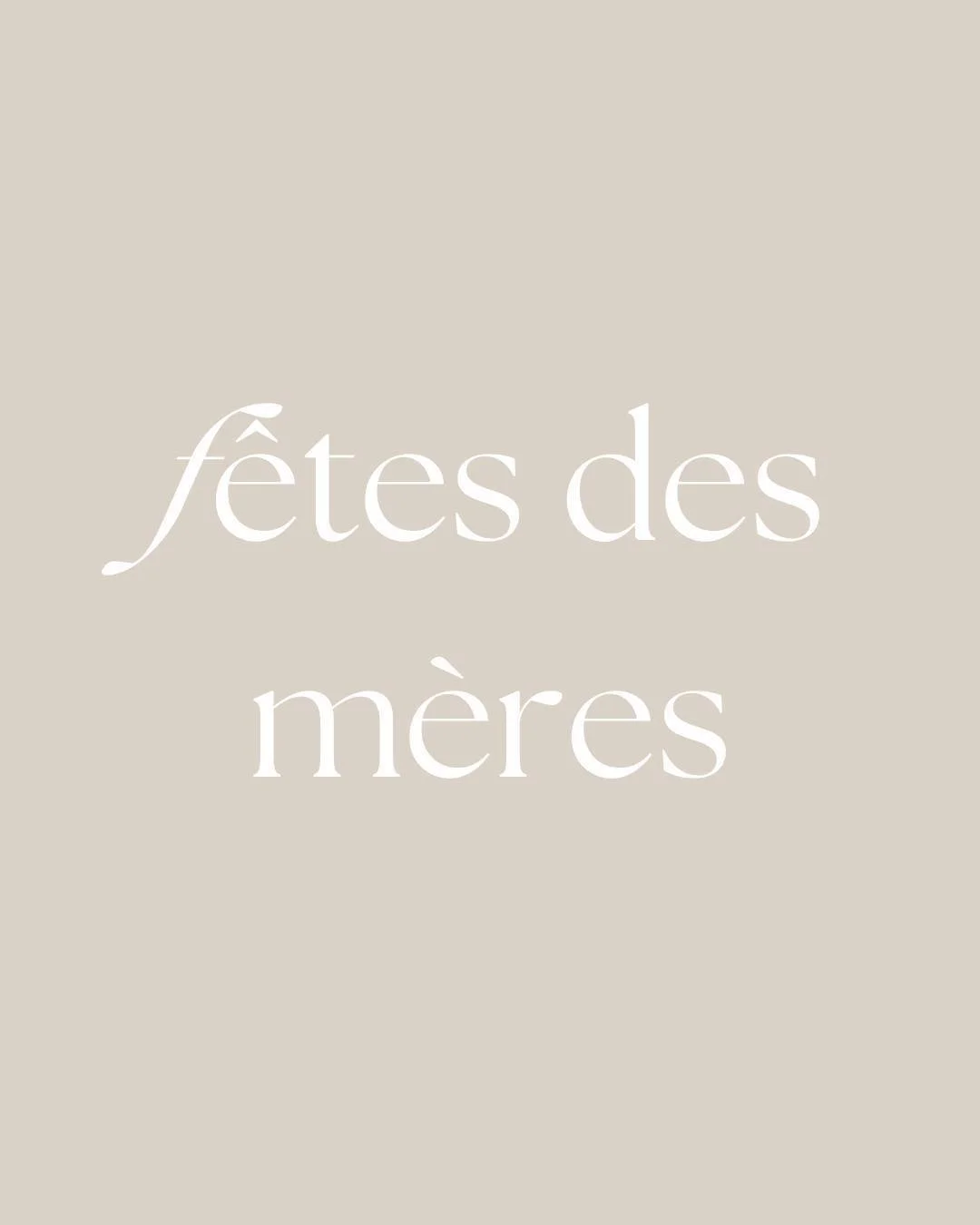 Et si cette ann&eacute;e, vous offriez plus qu&rsquo;un cadeau pour la F&ecirc;te des M&egrave;res&hellip; une &eacute;motion 💐✨ 

Les parfums ont ce pouvoir unique de raviver les souvenirs, de cr&eacute;er des instants pr&eacute;cieux et de toucher