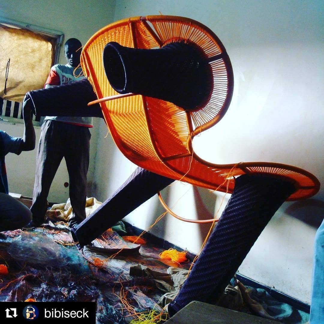 #Repost @bibiseck
・・・
Behind The Scene, 10 years ago.
We were creating the #mafrique collection with #moroso 
Thank you #patriziamoroso
.
.
.
#mafrique #moroso @morosofficial  #interiordesign #wedesigninafrica #madeinsenegal #madeindakar #dakarlives 