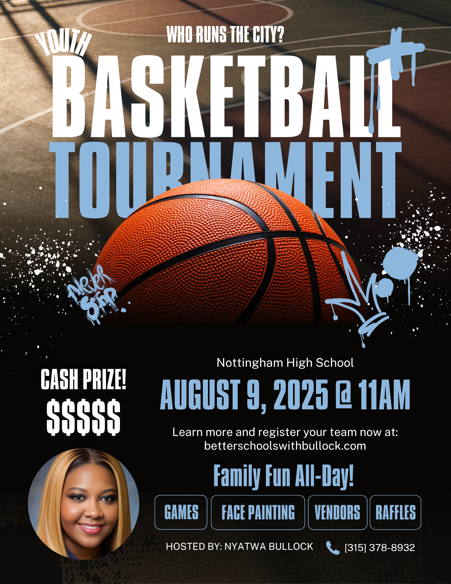 WHO RUNS THE CITY? Youth Basketball Tournament 2025