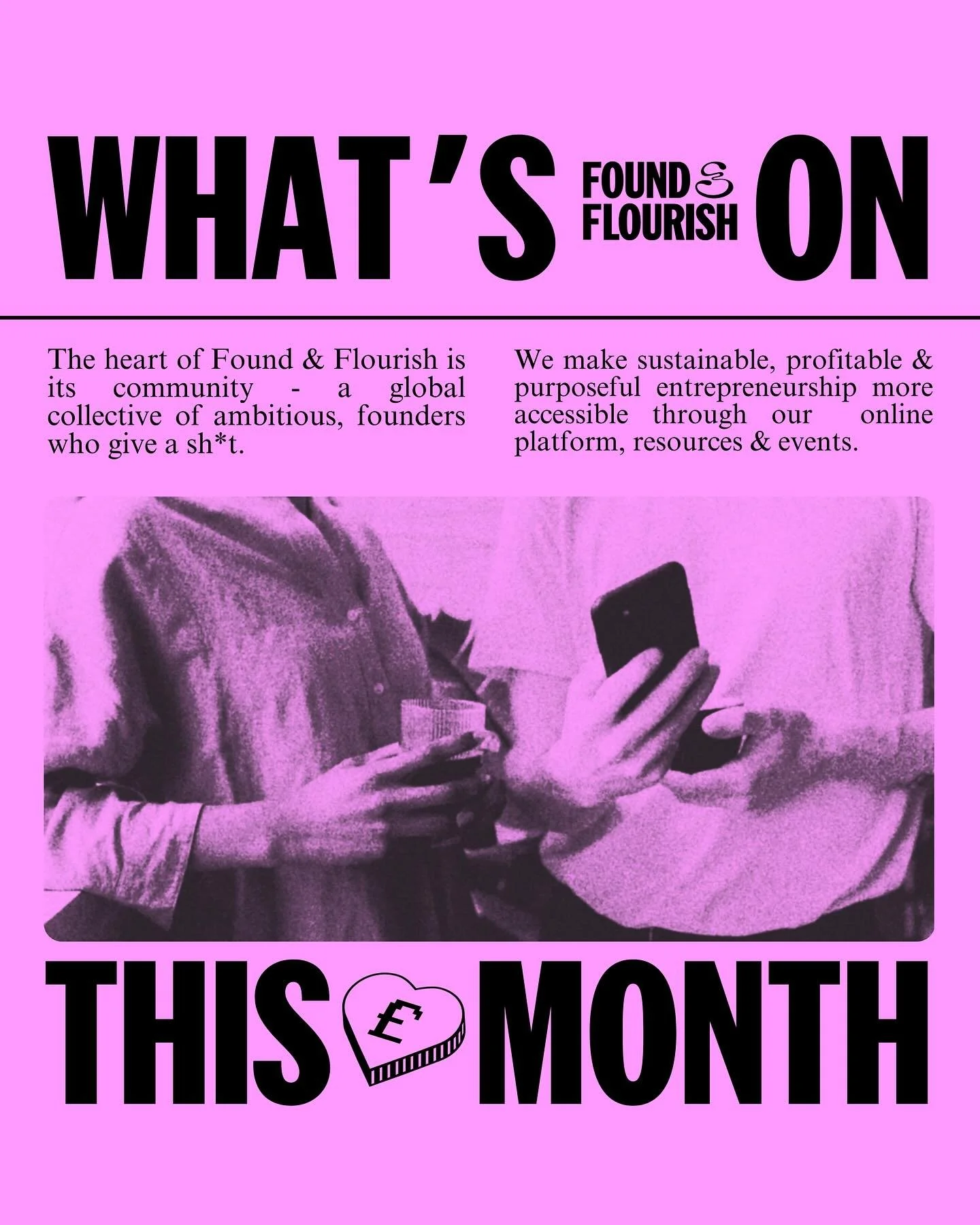 What&rsquo;s going on this month?👀 

Here&rsquo;s a taster of what&rsquo;s coming up for the @foundflourish community and YOU are invited🥳

We&rsquo;ve also launched some October events for those eager beavers who want to bag themselves a spot for 