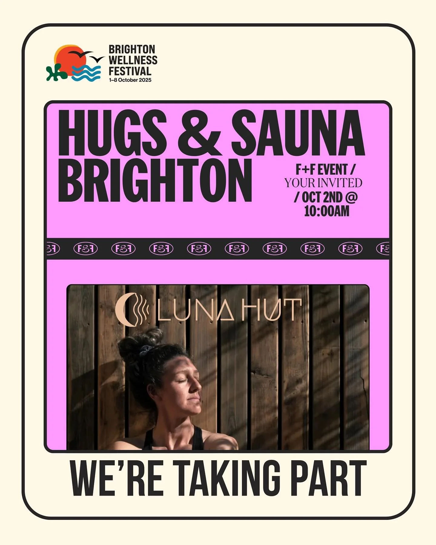 Only 4 spaces left - you ready for our much loved &ldquo;Hugs &amp; Brunch&rdquo; with a twist? 🥨 

This @foundflourish X @brightonwellnessfestival community sauna experience is just what the doctor ordered as we enter the season of slowing down, em
