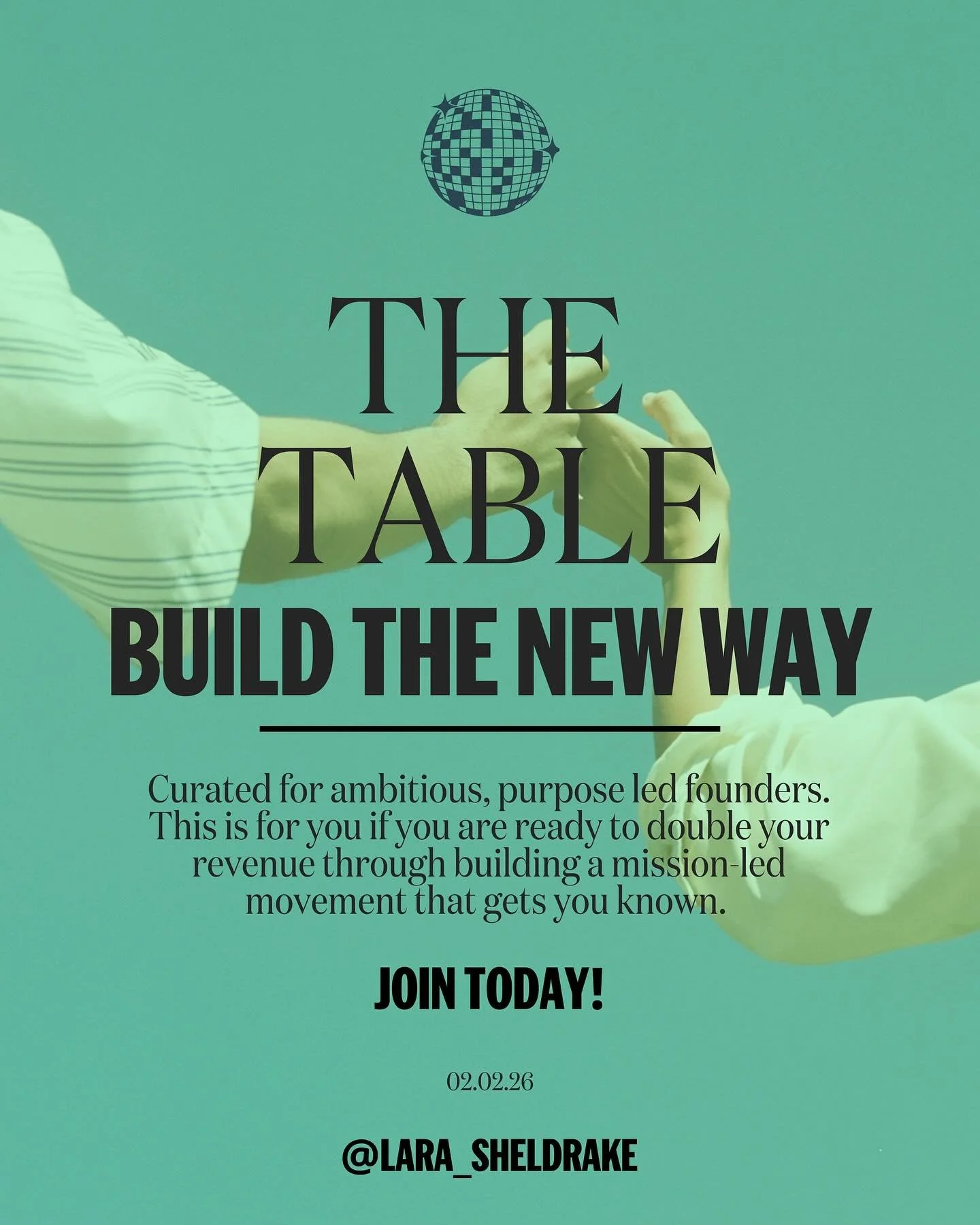 Introducing THE TABLE - where purpose led founders double their revenue though building a mission led movement that gets you known🔥

What&rsquo;s included 👇

- Private 1:1 Strategy Deep Dive to Start We meet privately first to strategically go thro