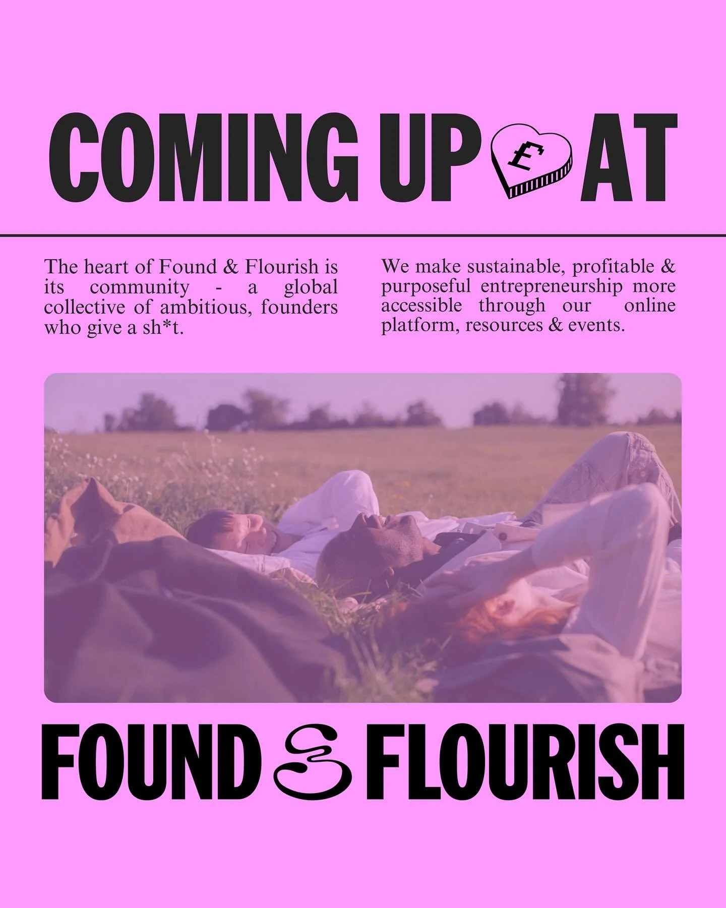 We&rsquo;re celebrating collaborations, connections, wins and new events this week in the @foundflourish community 🤩

COME ON IN and get involved 🪩

Comment &lsquo;JOIN&rsquo; for a link straight into your DMs 💌
