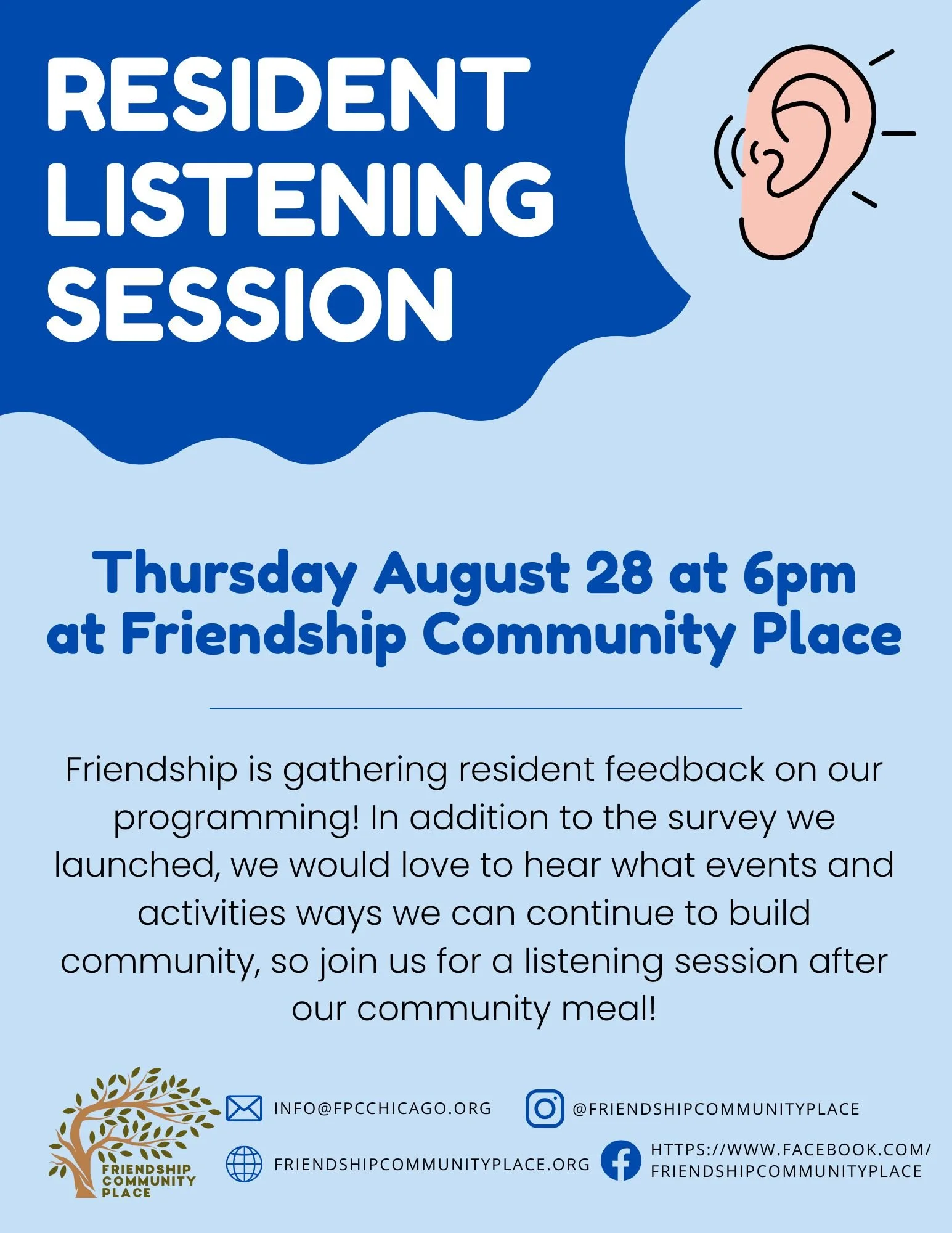 Resident Listening Session