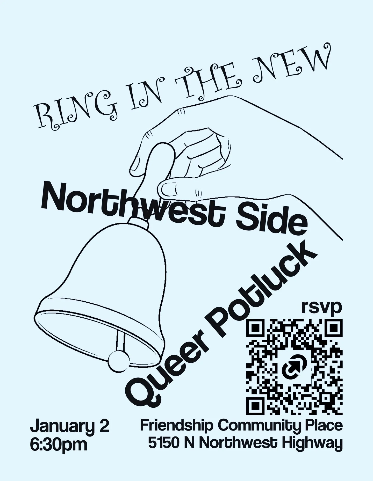 Calling all Queers! We&rsquo;re launching monthly potluck on the first Friday of the month in 2026. Joining us January 2 at 6:30 PM!