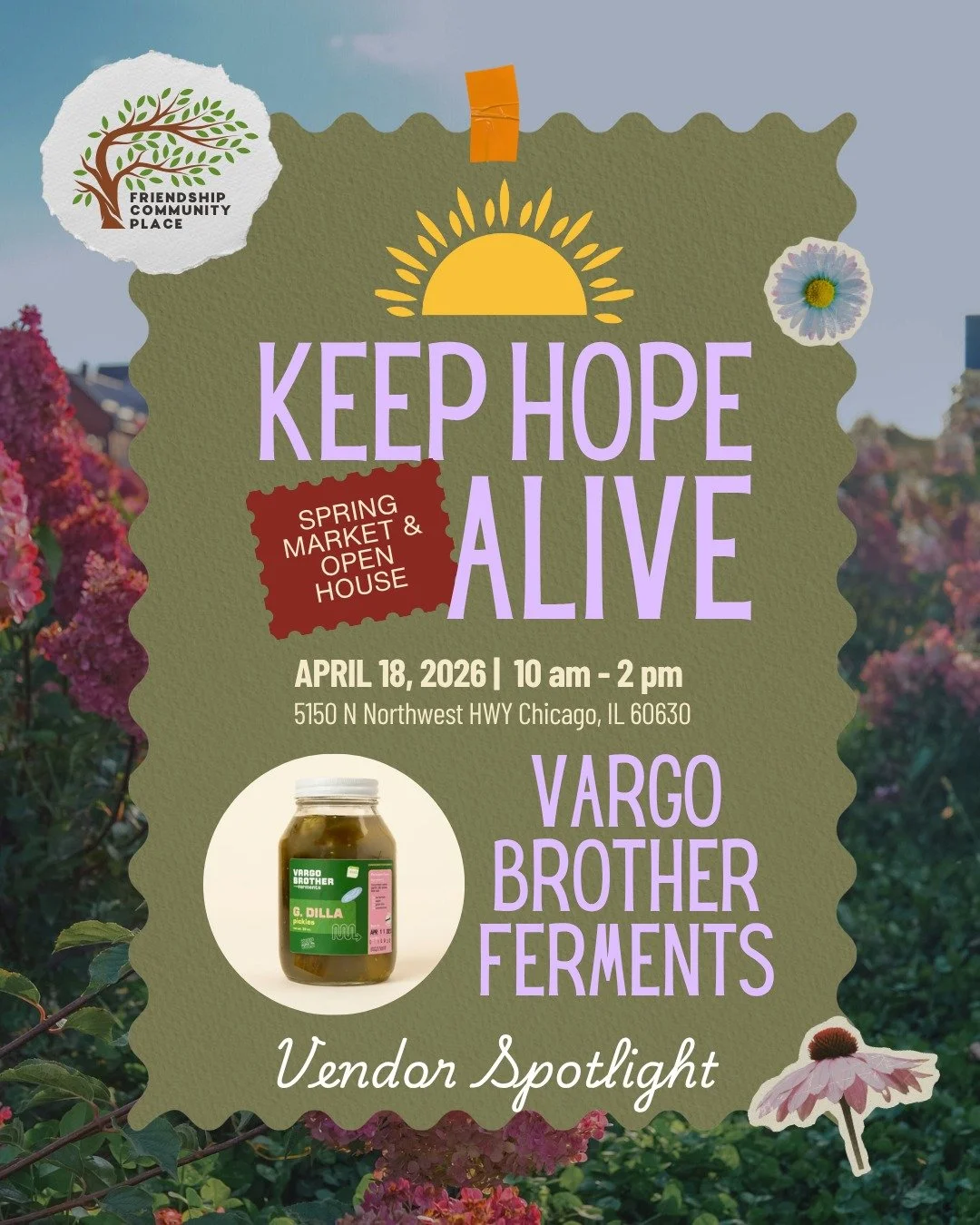 The next vendor we're spotlighting is Vargo Brother Ferments! They are your source for super delicious fermented condiments, jams, krauts, kimchi, and kombucha. With a whole line up of exciting products, there's something for everyone! 

We are so ex