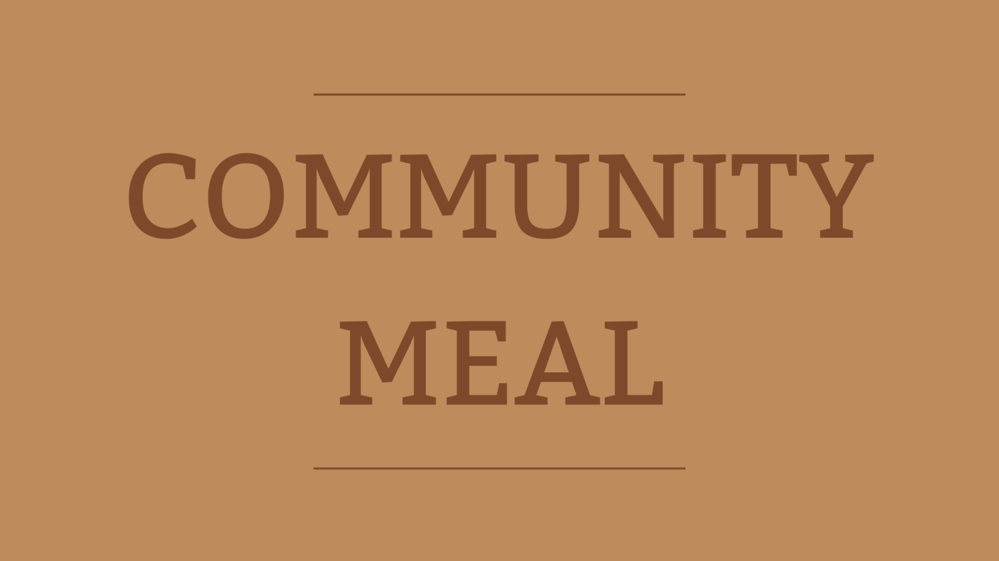 Community Meal