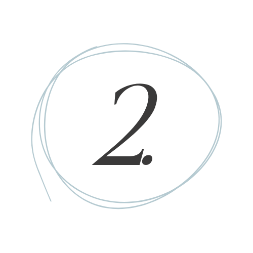 Number two inside a hand-drawn circle with sketchy lines.