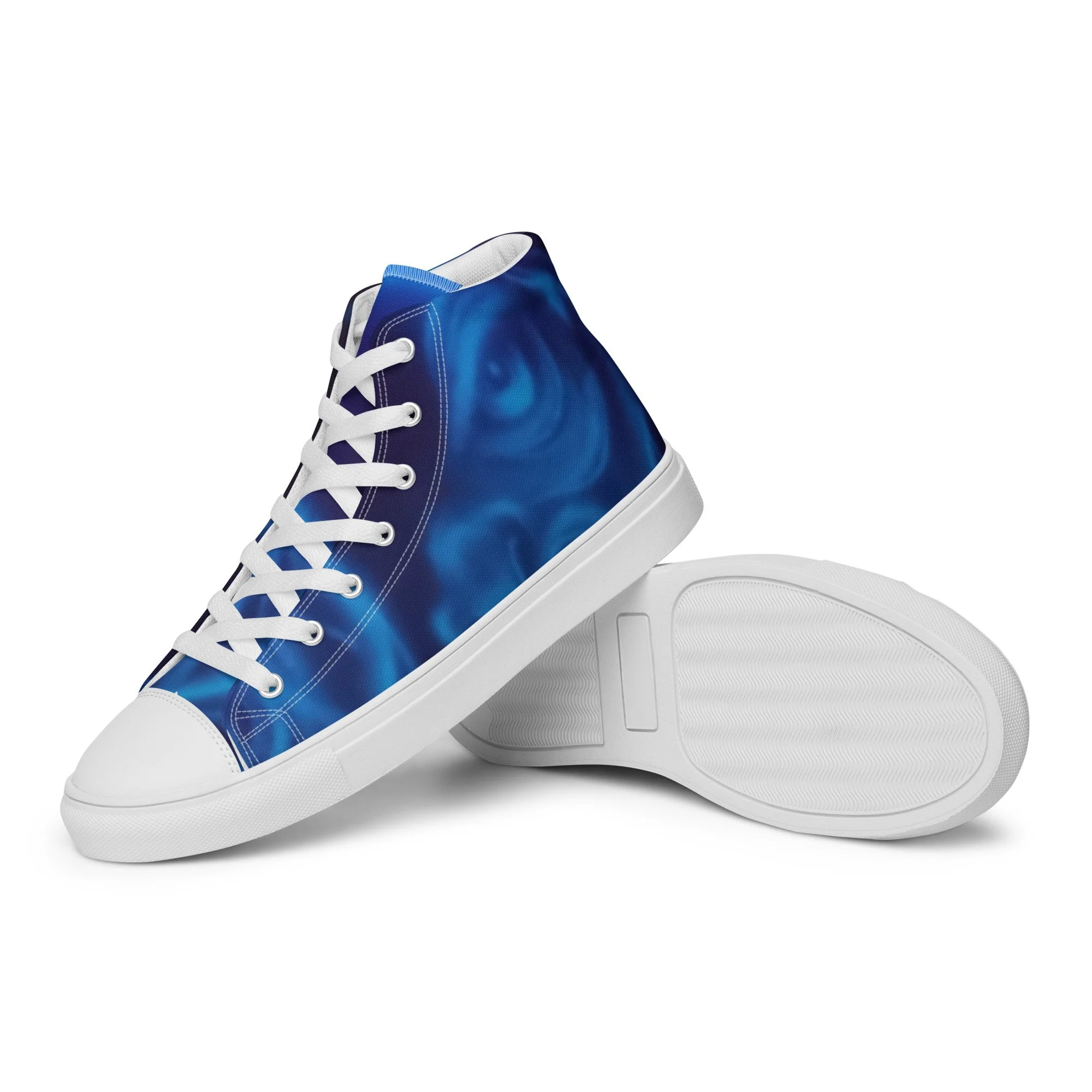 EXCLUSIVELY U — Blue | Women’s High Top Canvas Shoes | BEP EXCLUSIVE