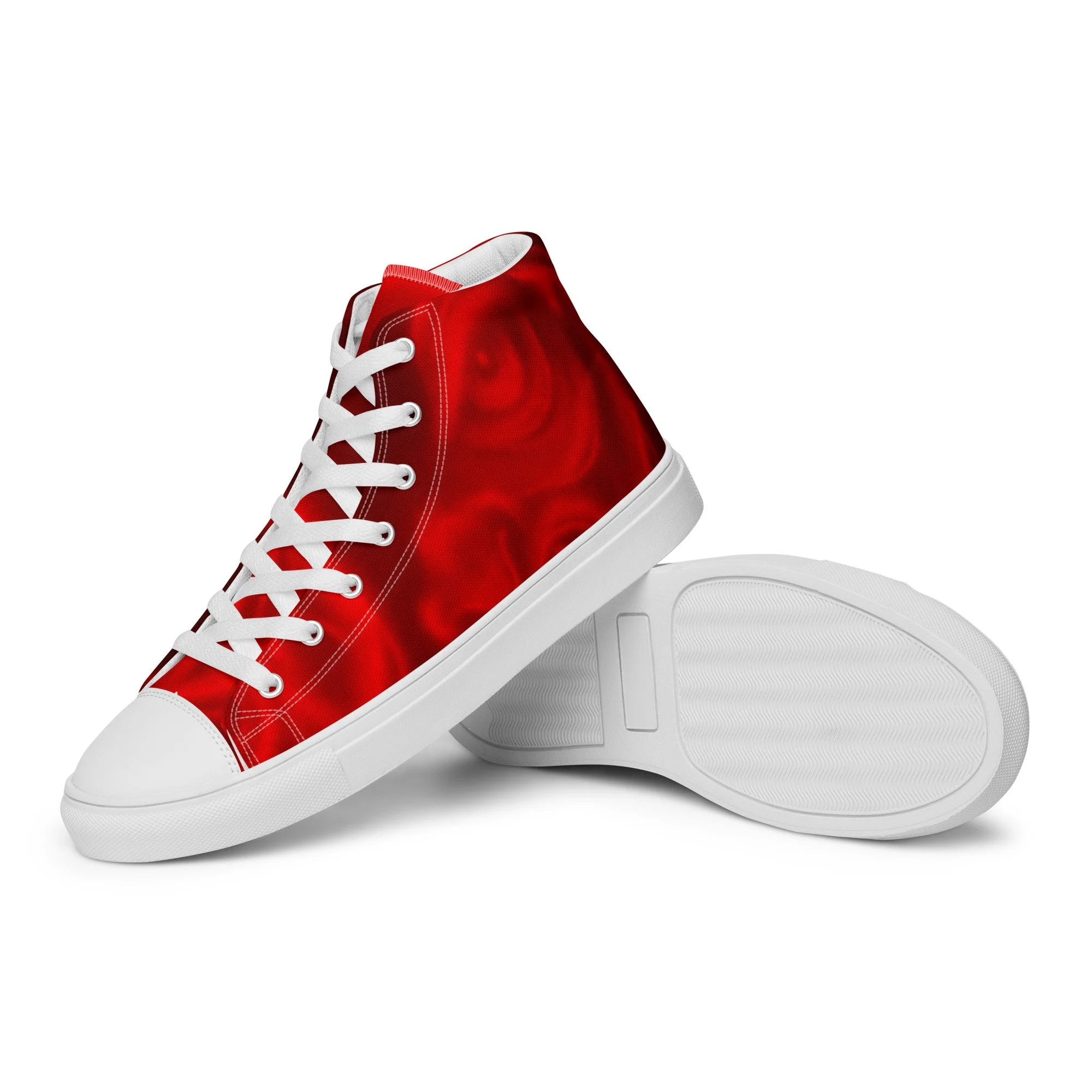 EXCLUSIVELY U — Red | Women’s High Top Canvas Shoes | BEP EXCLUSIVE