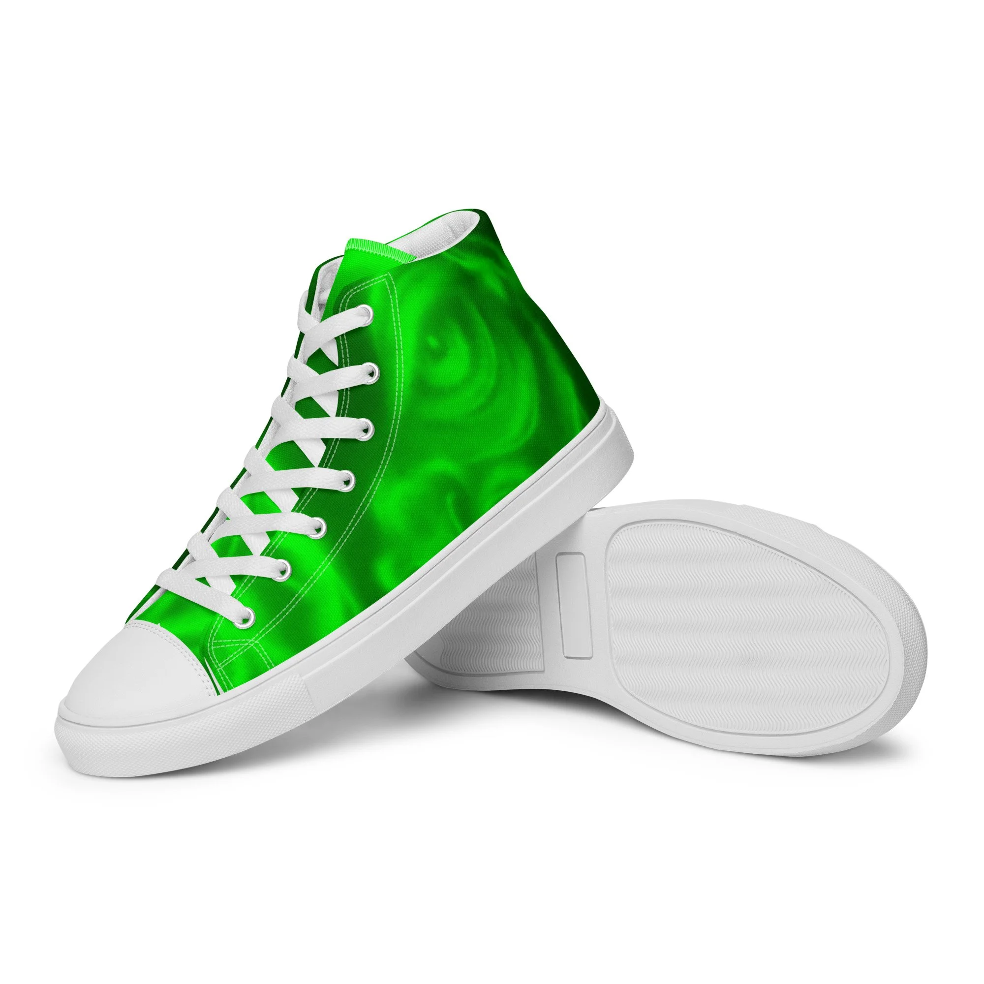 EXCLUSIVELY U — Green | Men’s High Top Canvas Shoes | BEP EXCLUSIVE