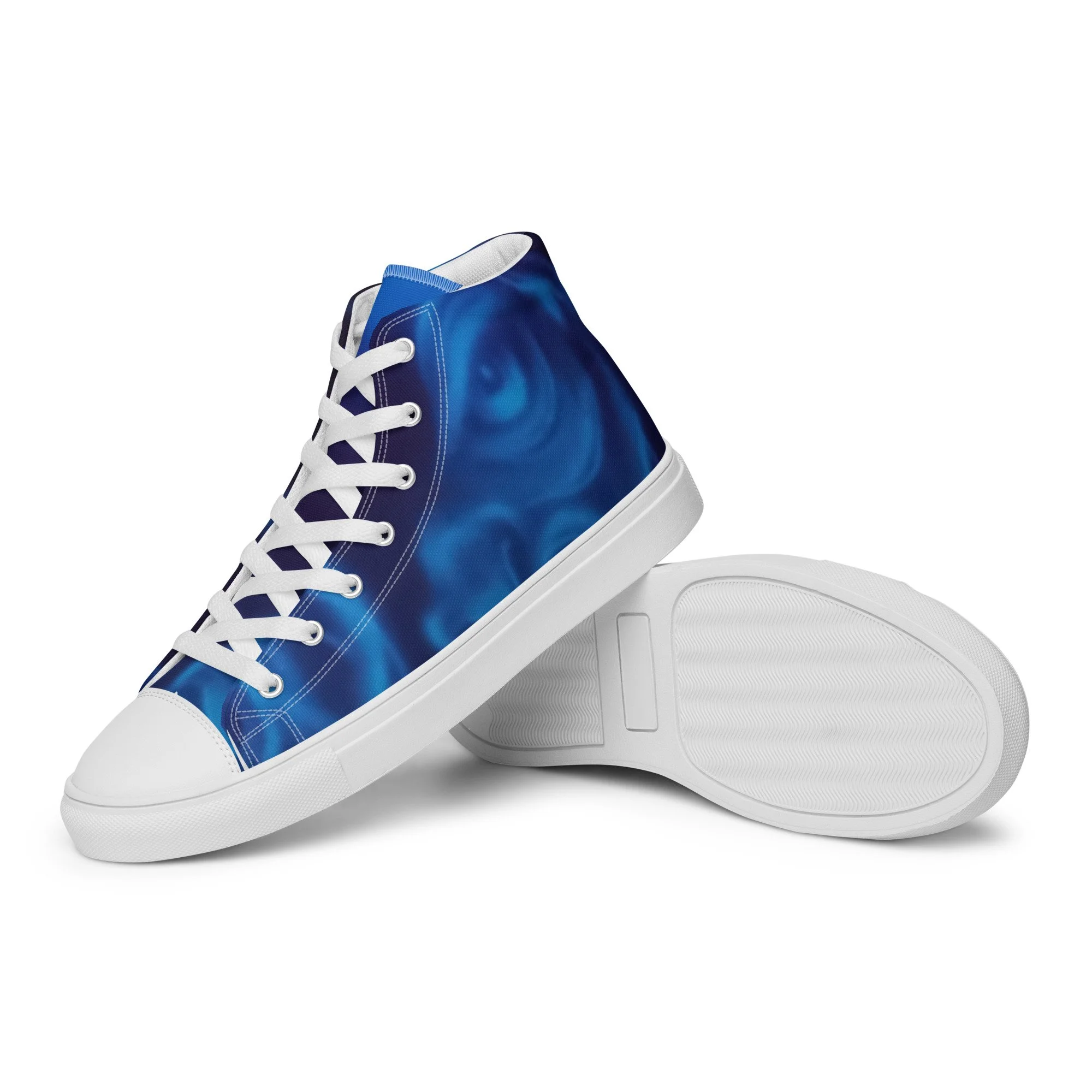 EXCLUSIVELY U — Blue | Men’s High Top Canvas Shoes | BEP EXCLUSIVE