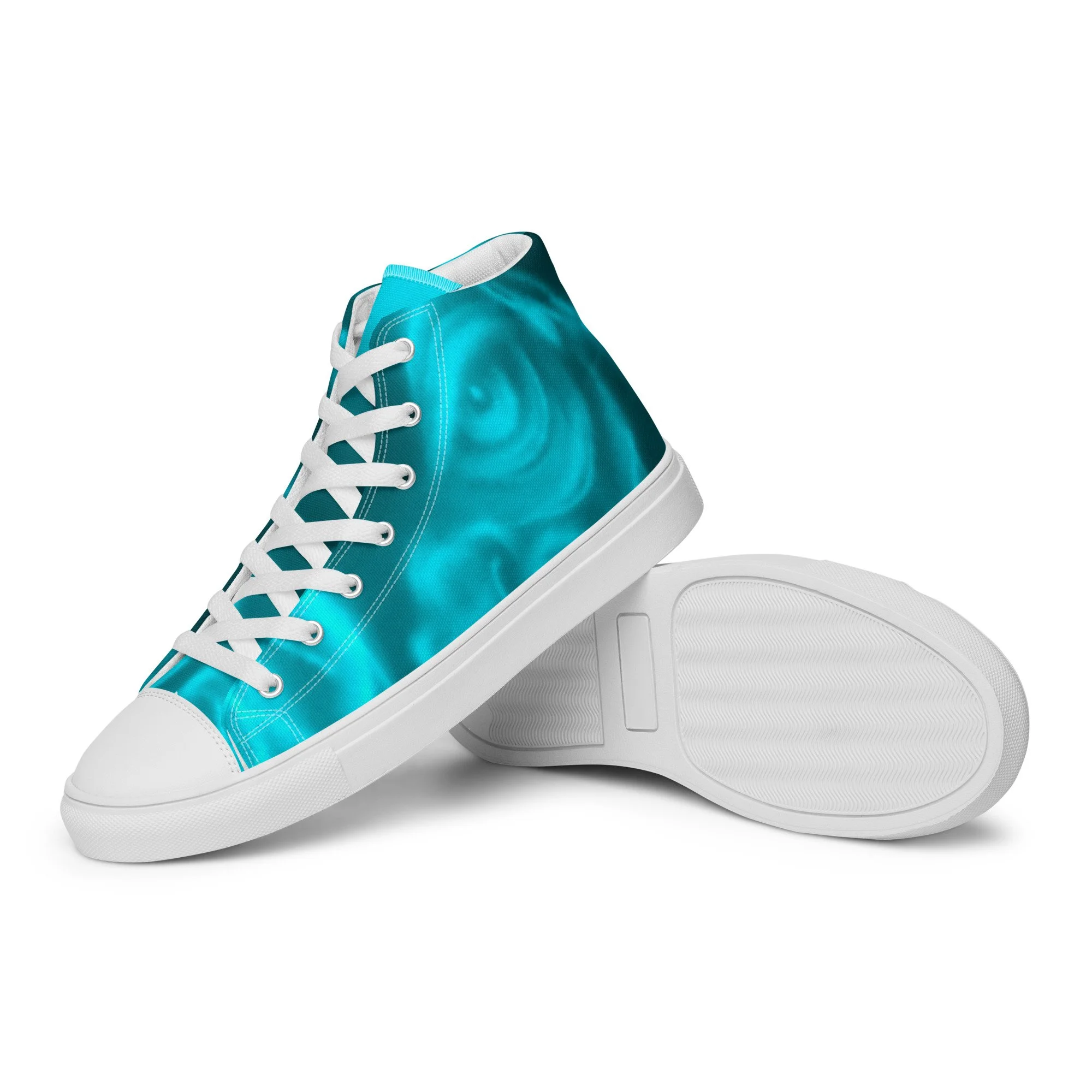 EXCLUSIVELY U — Cyan | Men’s High Top Canvas Shoes | BEP EXCLUSIVE