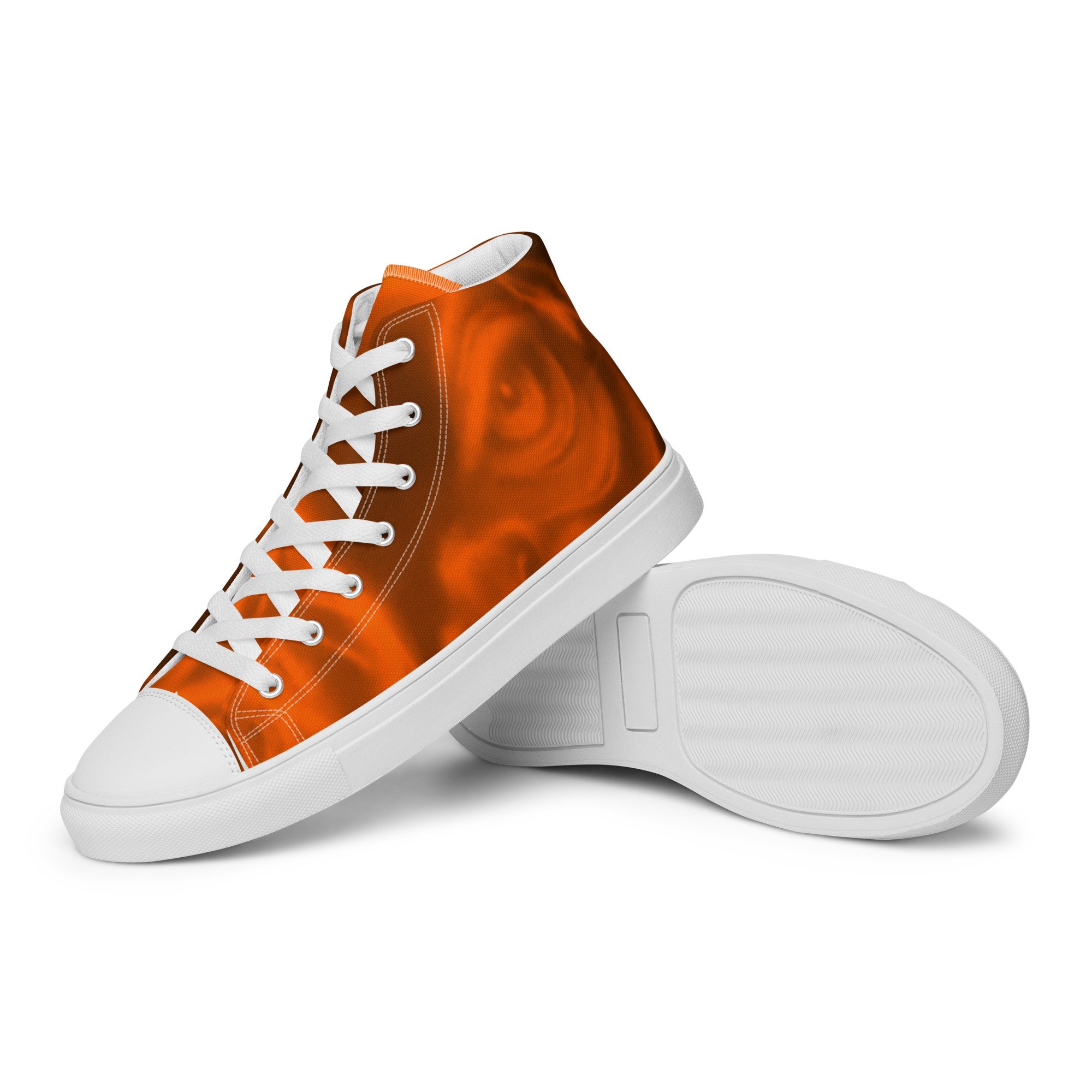 EXCLUSIVELY U — Orange | Men’s High Top Canvas Shoes | BEP EXCLUSIVE