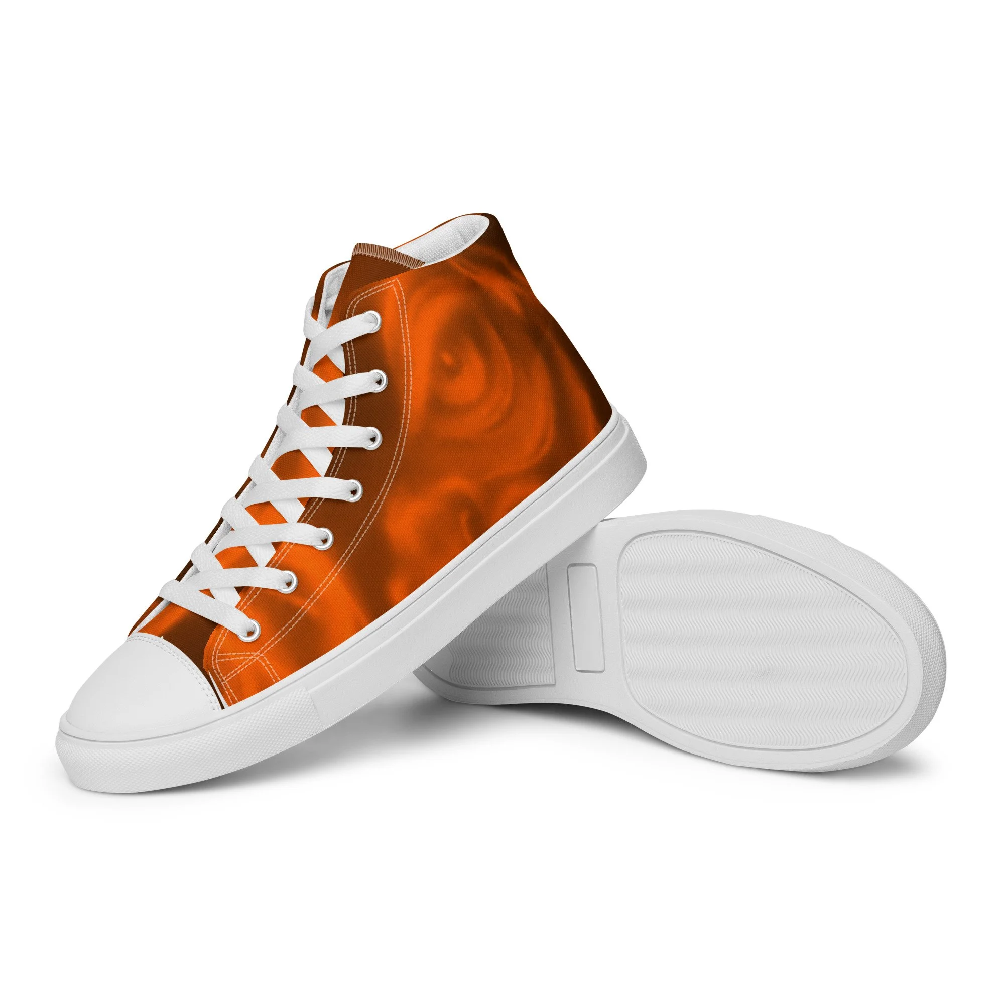 EXCLUSIVELY U — Orange | Women’s High Top Canvas Shoes | BEP EXCLUSIVE