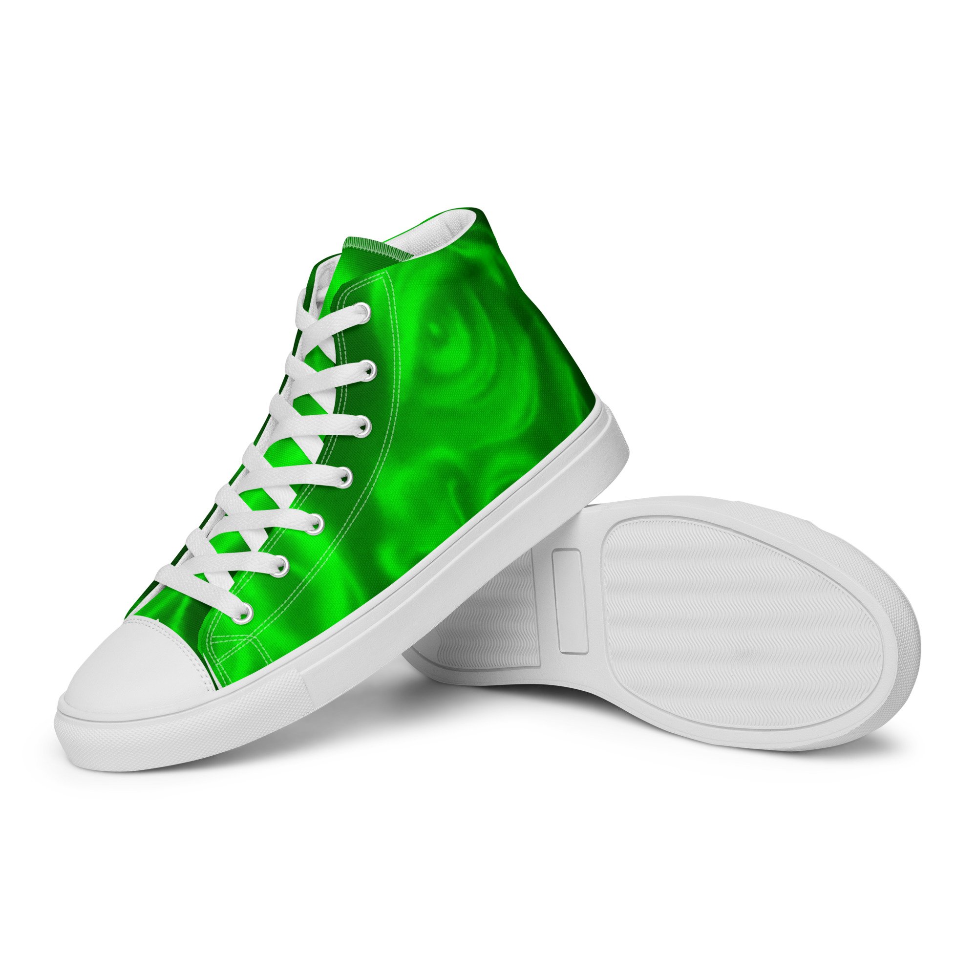 EXCLUSIVELY U - Green | Women’s High Top Canvas Shoes | BEP EXCLUSIVE