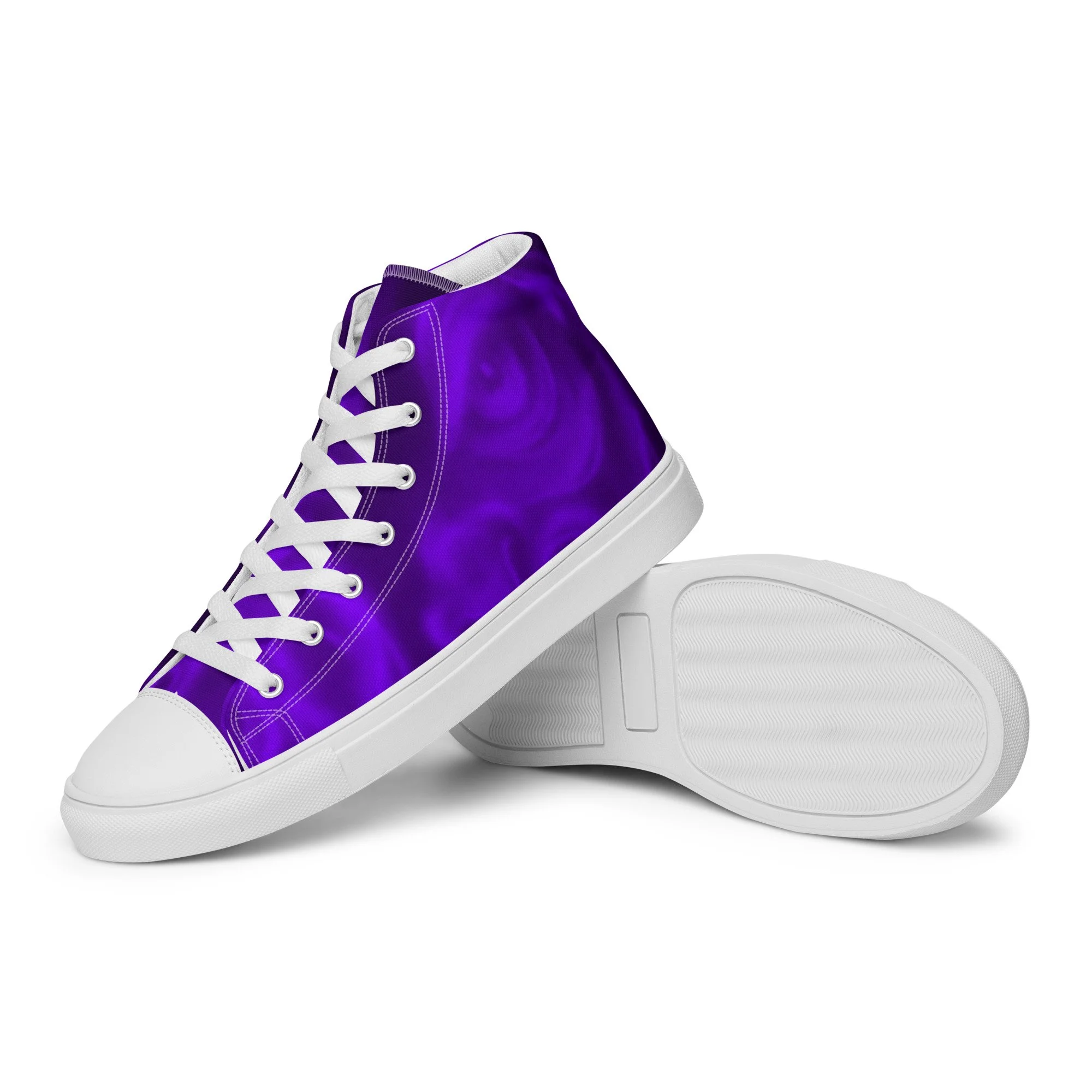 EXCLUSIVELY U — Purple | Men’s High Top Canvas Shoes | BEP EXCLUSIVE