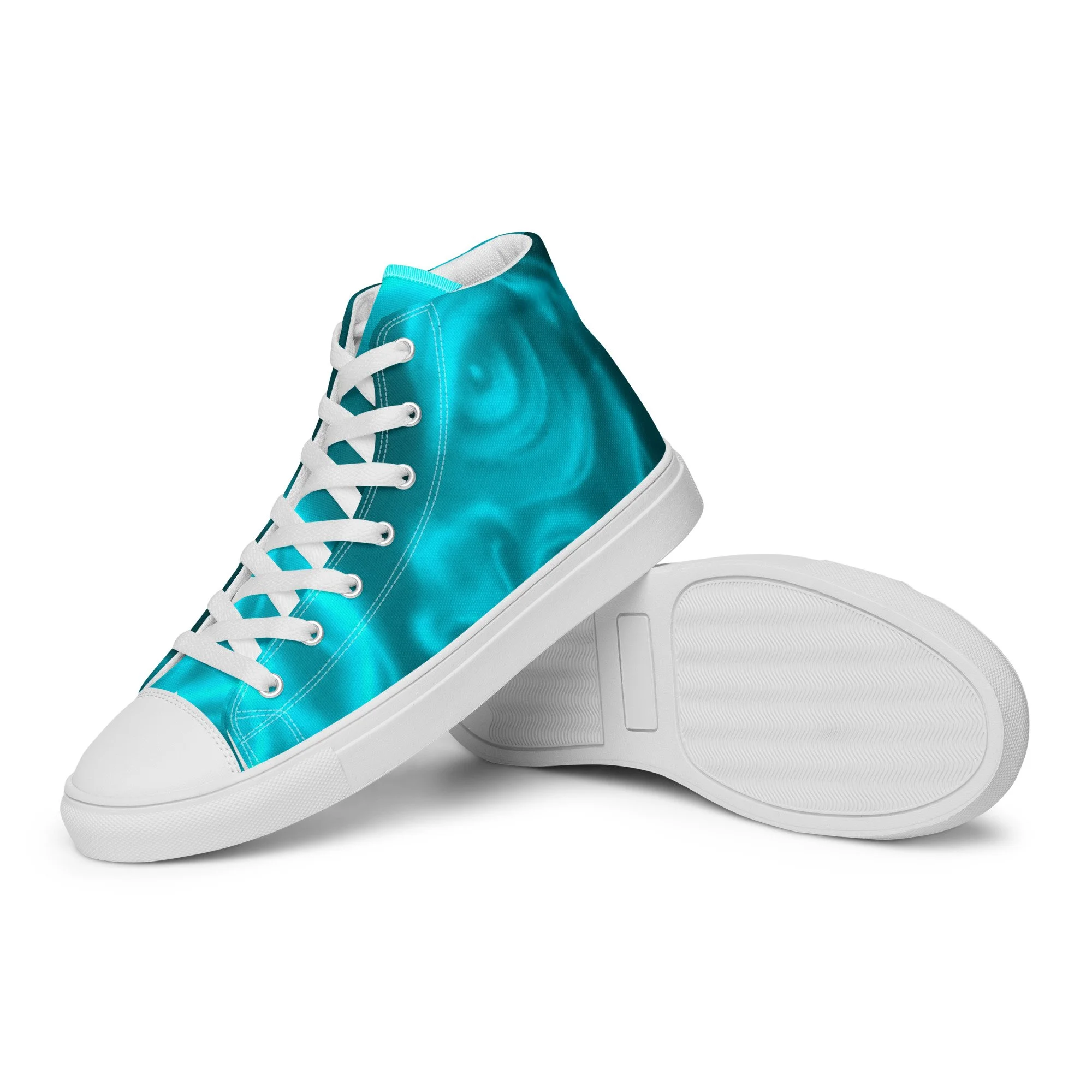 EXCLUSIVELY U — Cyan | Women’s High Top Canvas Shoes | BEP EXCLUSIVE