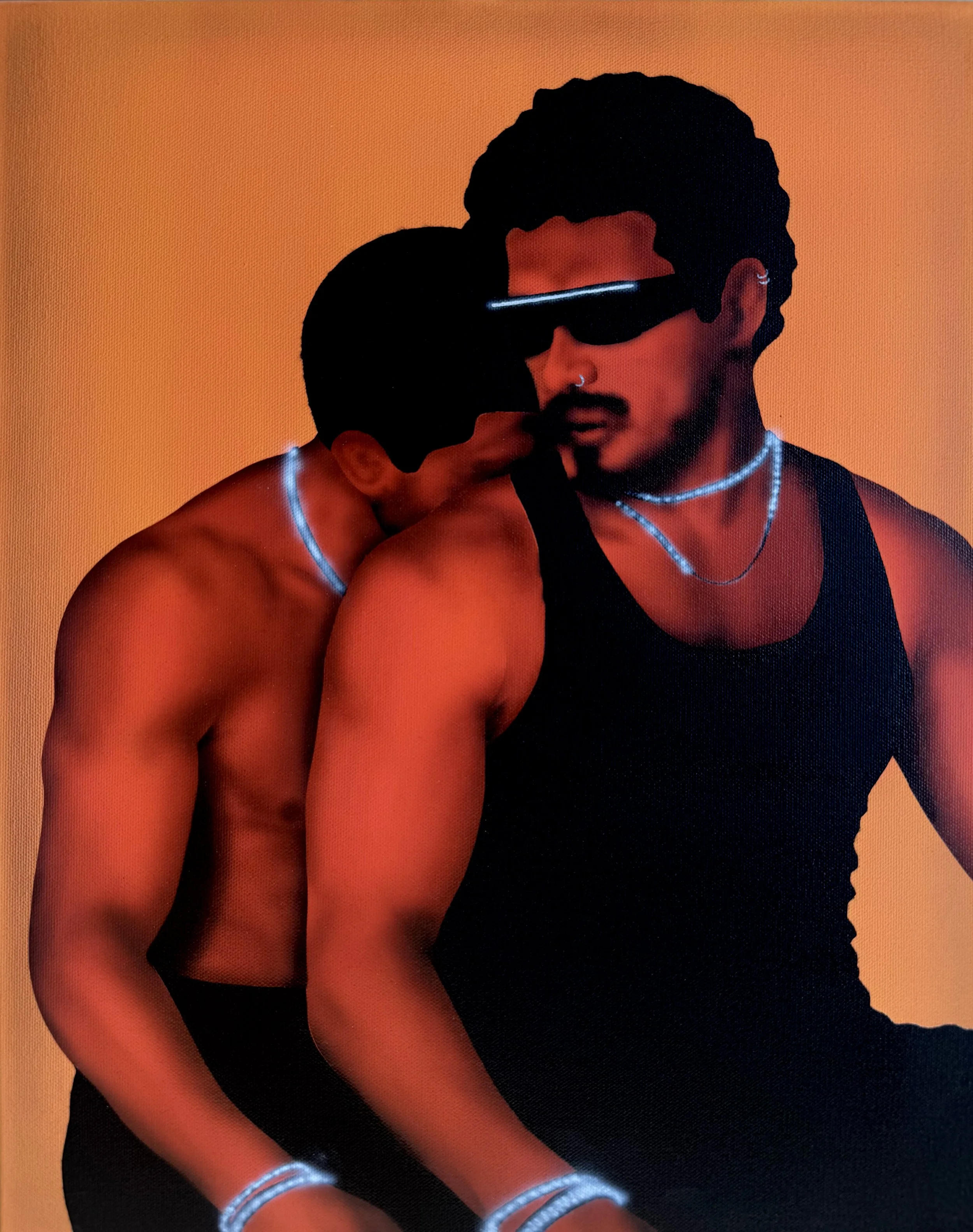 Todavia 16¨ x 20¨  Airbrush on Canvas