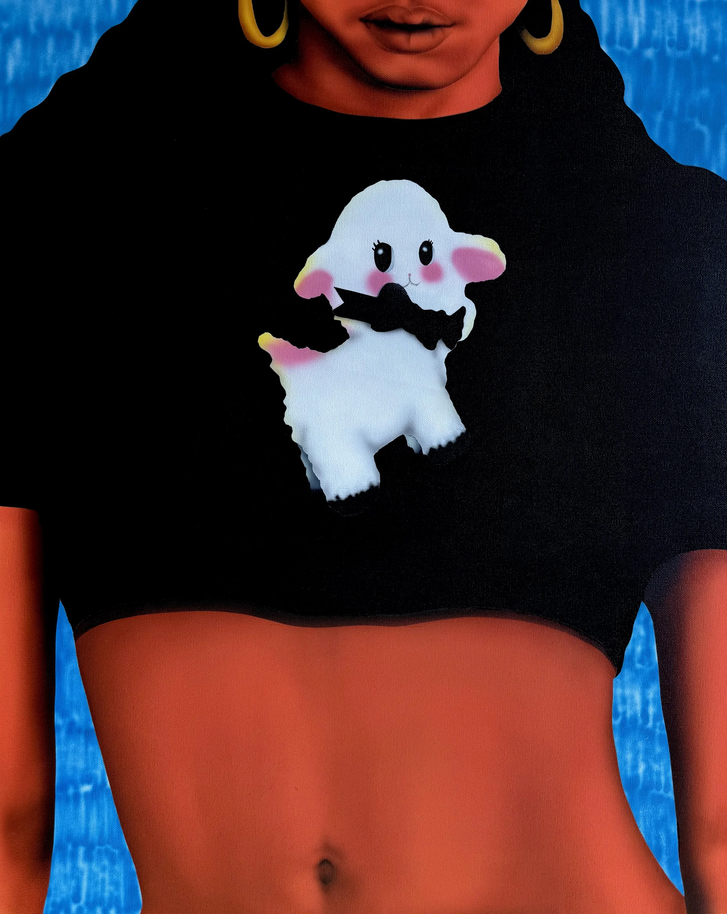 Muy Yo, 24¨ x 30¨  Airbrush on Canvas