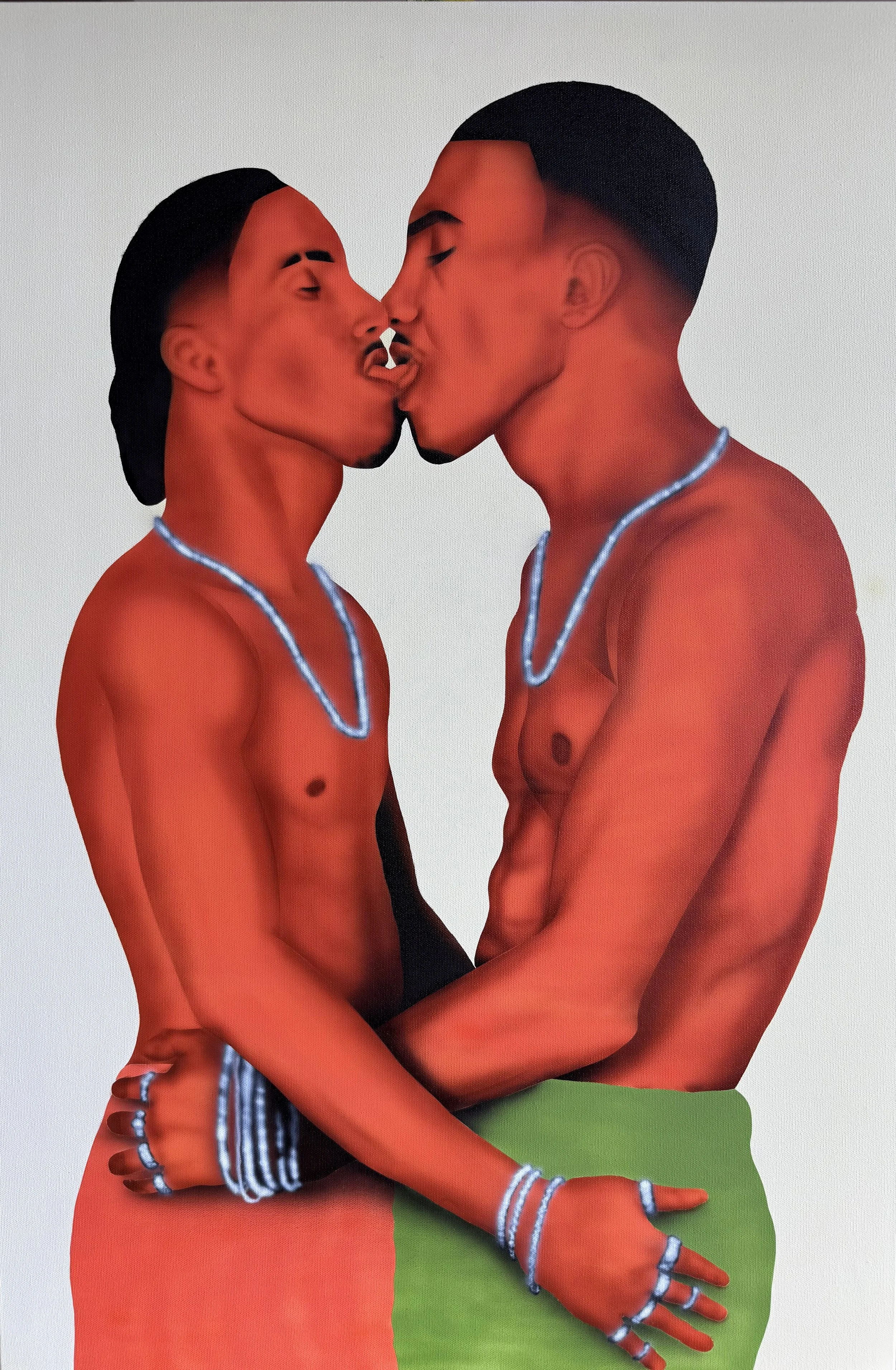 Que Hablen, 24¨ x 36¨  Airbrush on Canvas