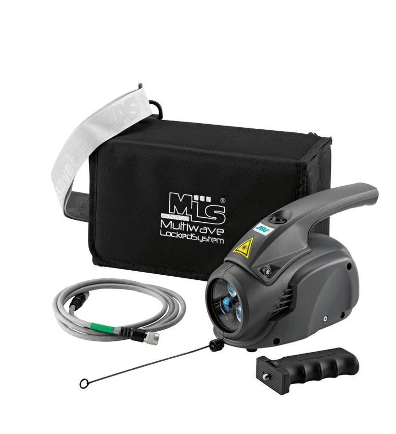 Charlie multilaser til ASA Mphi Vet Blue Equine MLS® fra ASAlaser. Kraftfuld laserenhed med tilbehør til målrettet veterinær laserterapi af heste og andre dyr.