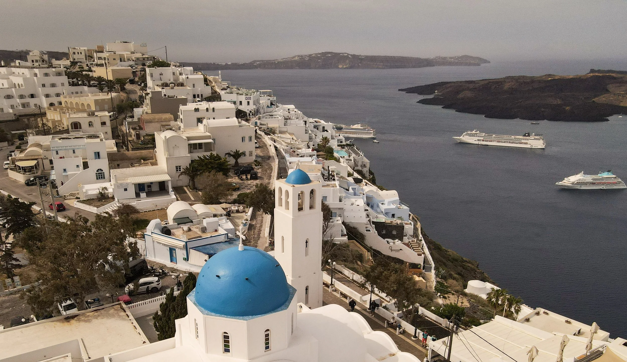 Above the Caldera - Santorini, Greece